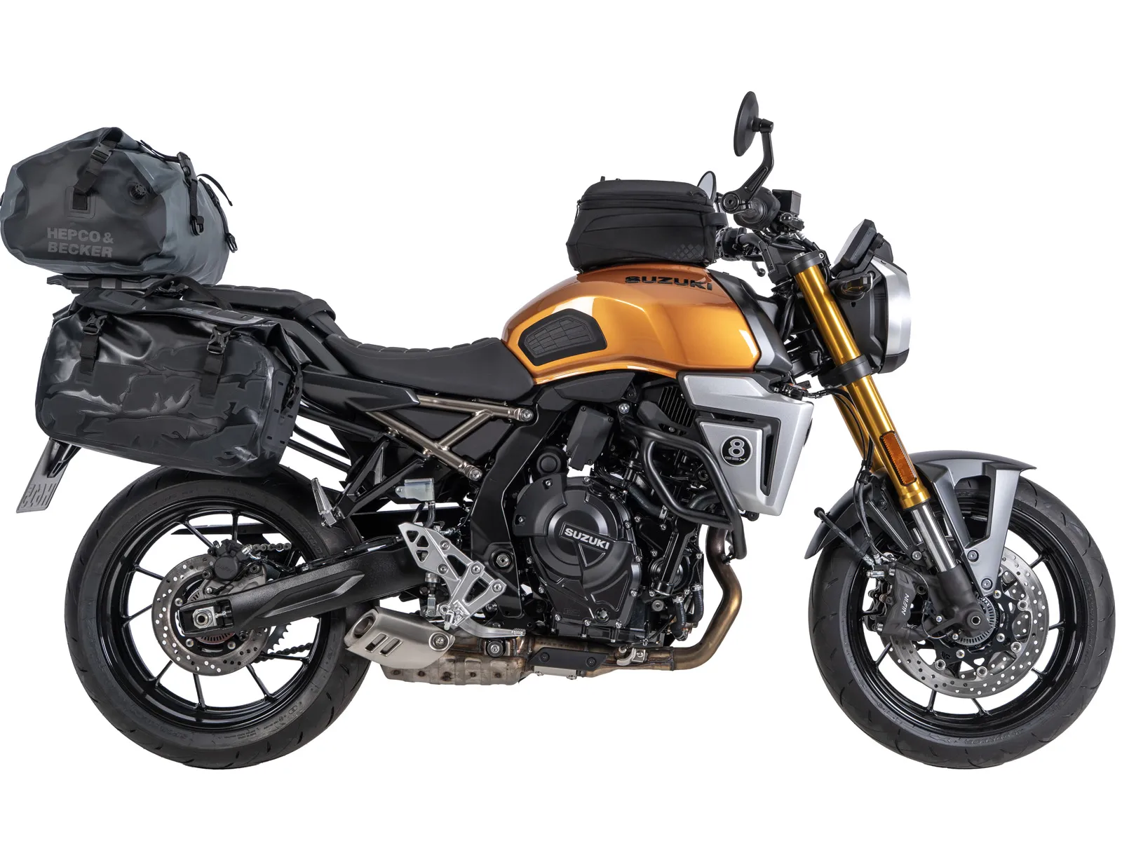 Luggage rack extension black for Suzuki GSX-8T (2025-)