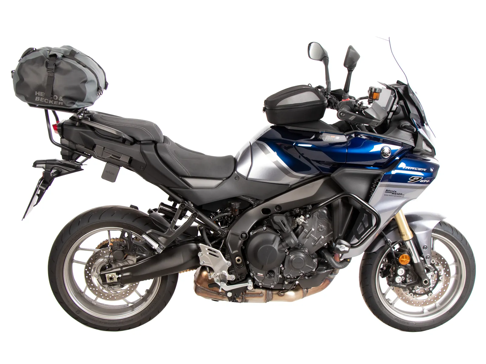 Luggage rack extension black for Yamaha Tracer 9 GT / GT+ / Y-AMT (2025-)