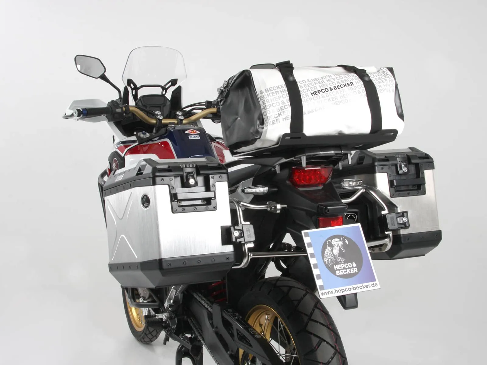 Luggage rack extension black for Honda CRF 1000 Africa Twin (2018-2019)