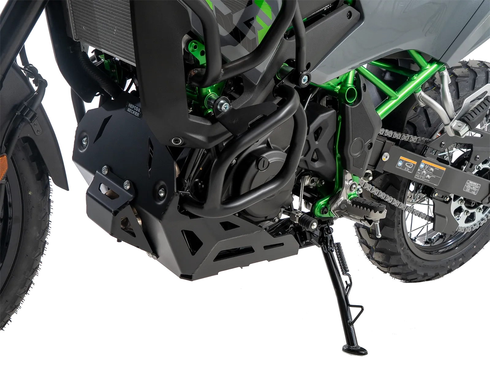 Engine protection plate black for Kawasaki KLE 500 / SE (2026-)
