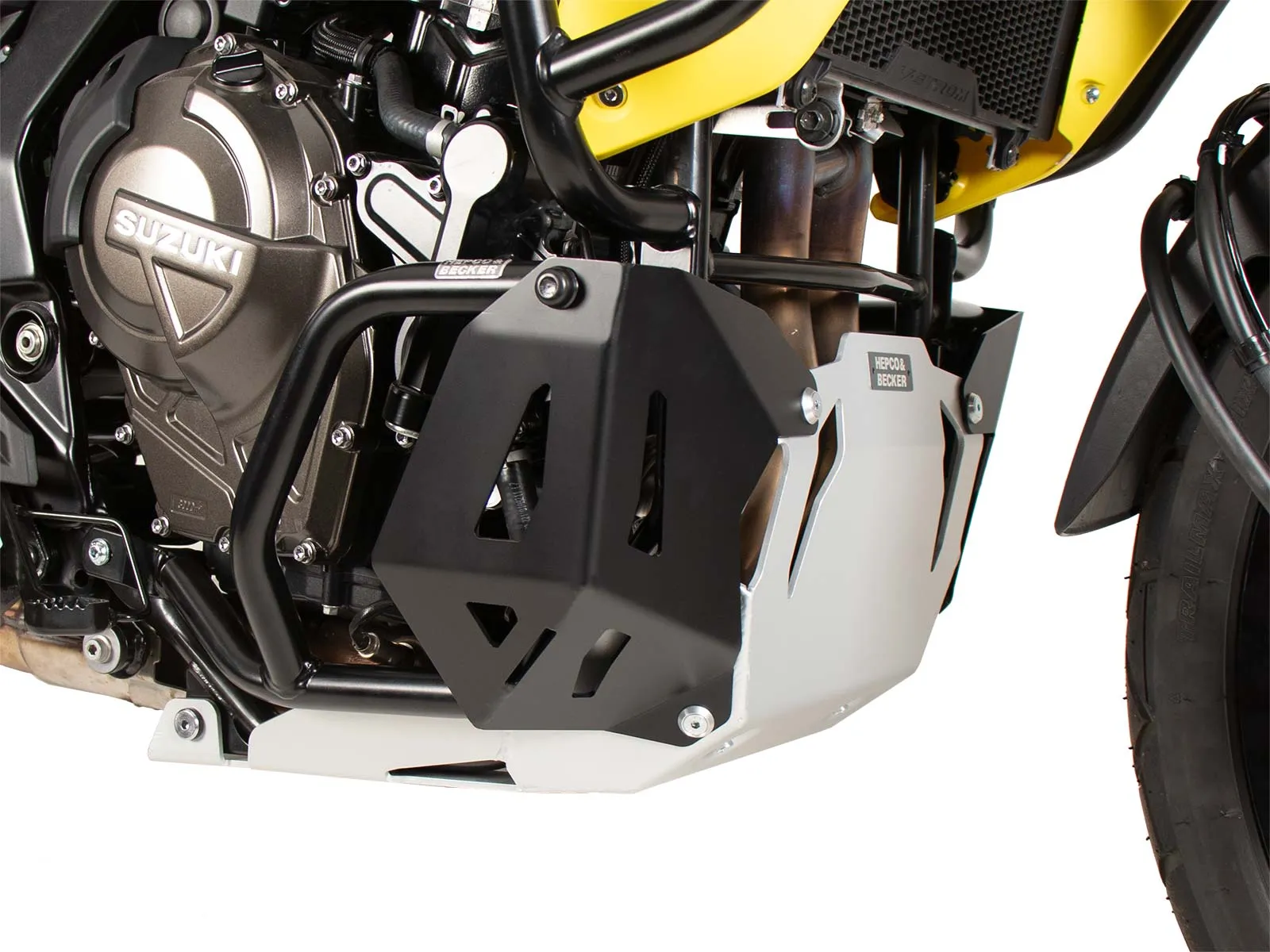 Engine protection plate silver for Suzuki V-Strom 800 (2024-)