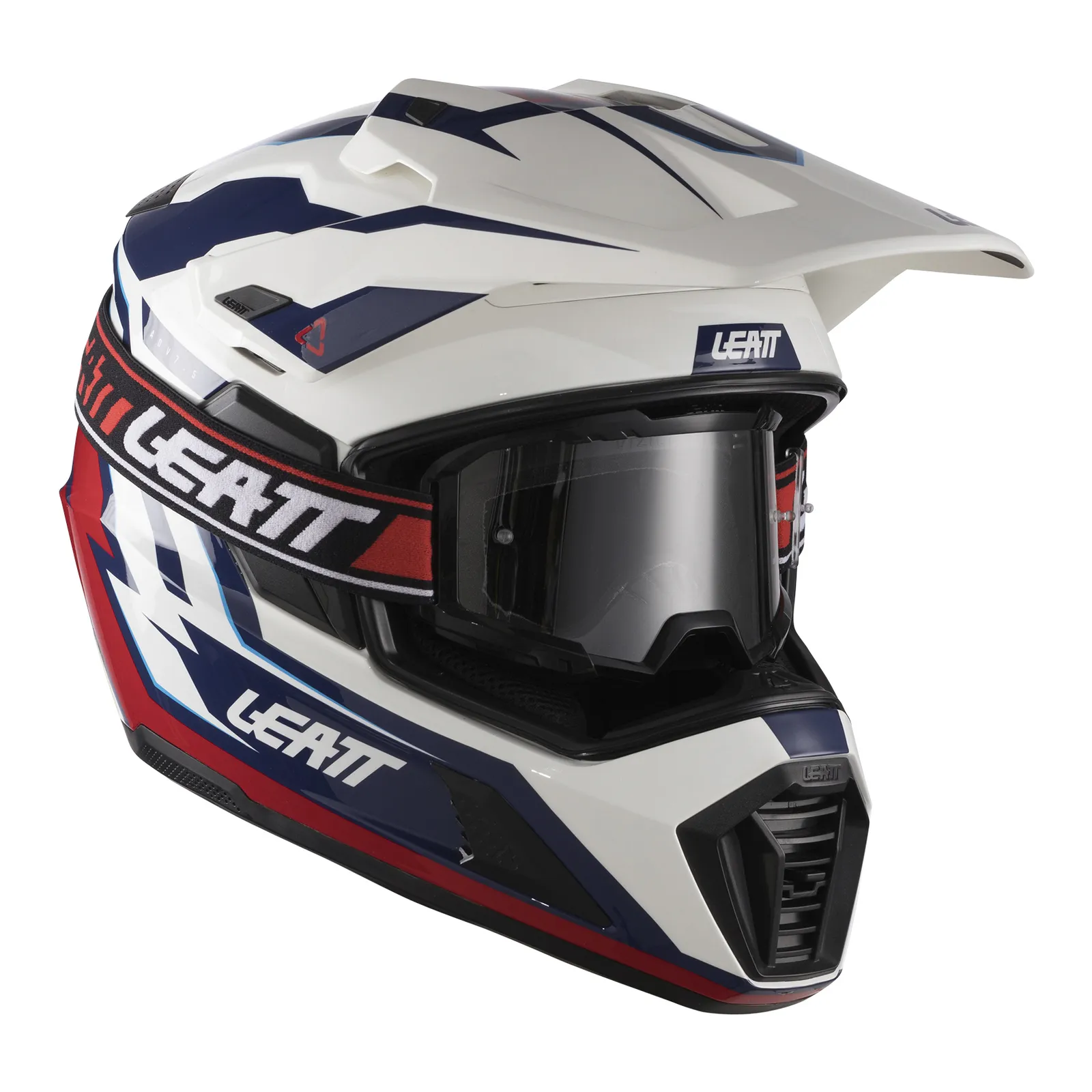 Leatt 7.5 ADV Helmet Kit - Royal Blue / Red (M 57-58CM)
