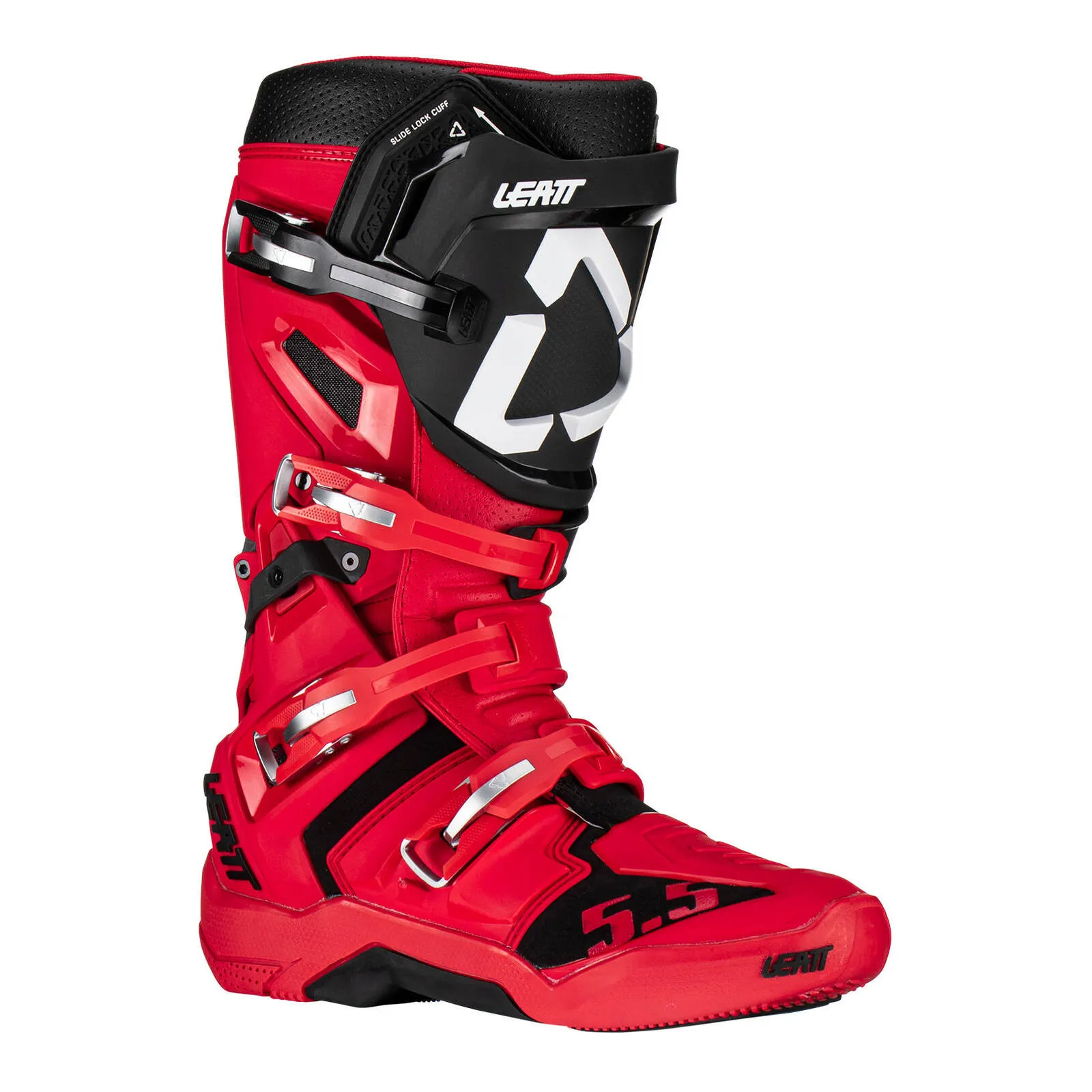 Leatt 5.5 FlexLock Boot - Red (US8/EU42)