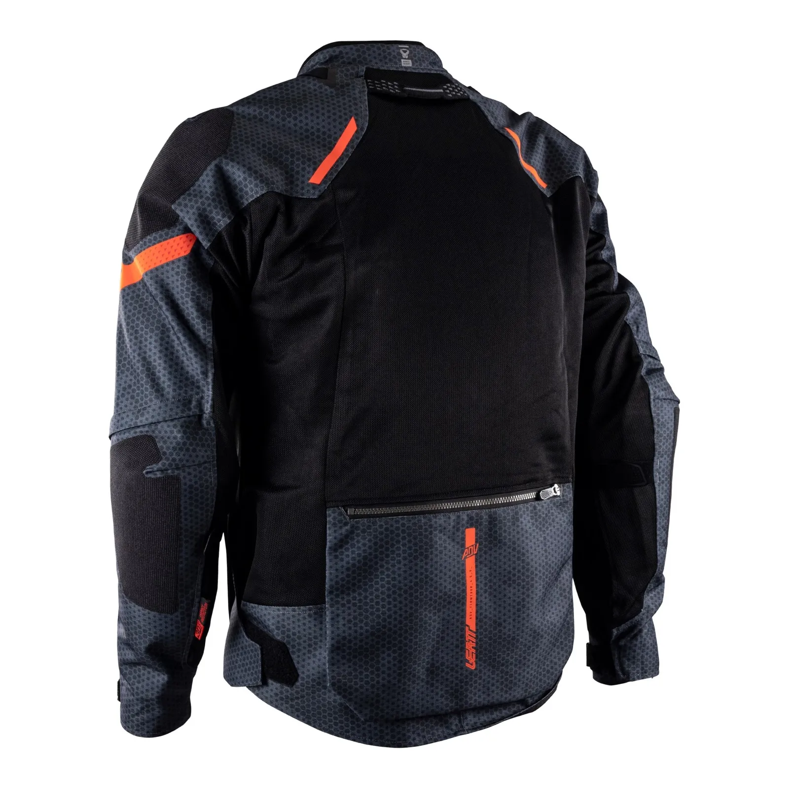 Leatt 4.5 ADV FlowTour Jacket (Short) - Iron / Grey (S/US38/EU48)