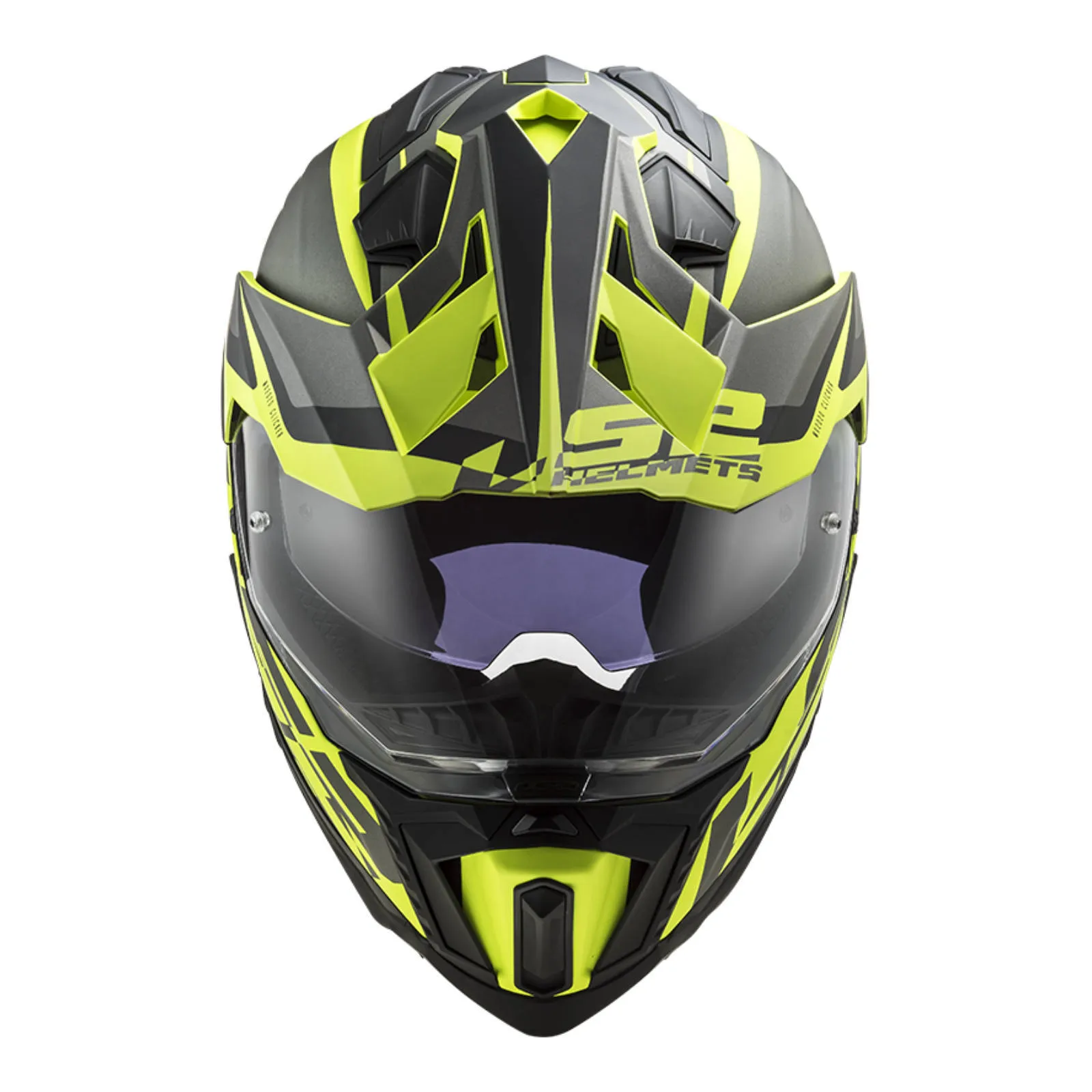 LS2 MX701 Explorer (XS) Alter - Matte Black / Hi-Vis Yellow