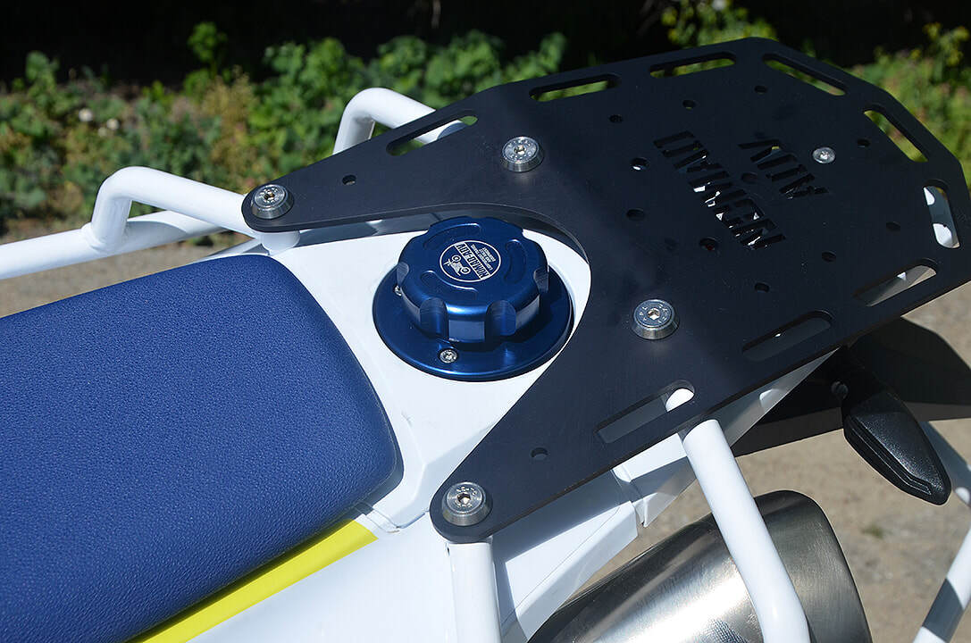 Nomad ADV Husqvarna 701 Fuel Filler Blue