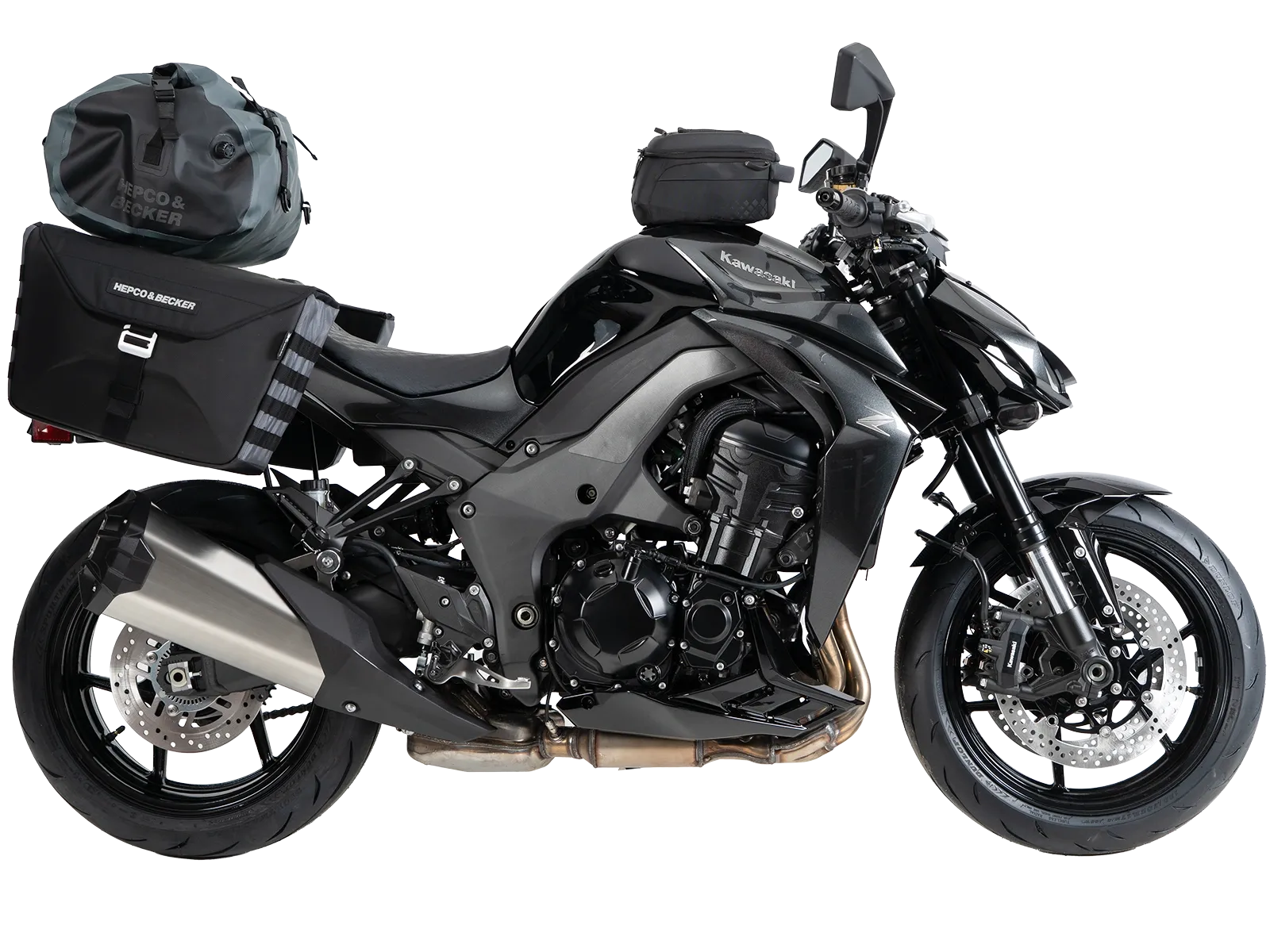 C-Bow side carrier black for Kawasaki Z 1100 / SE (2026-)