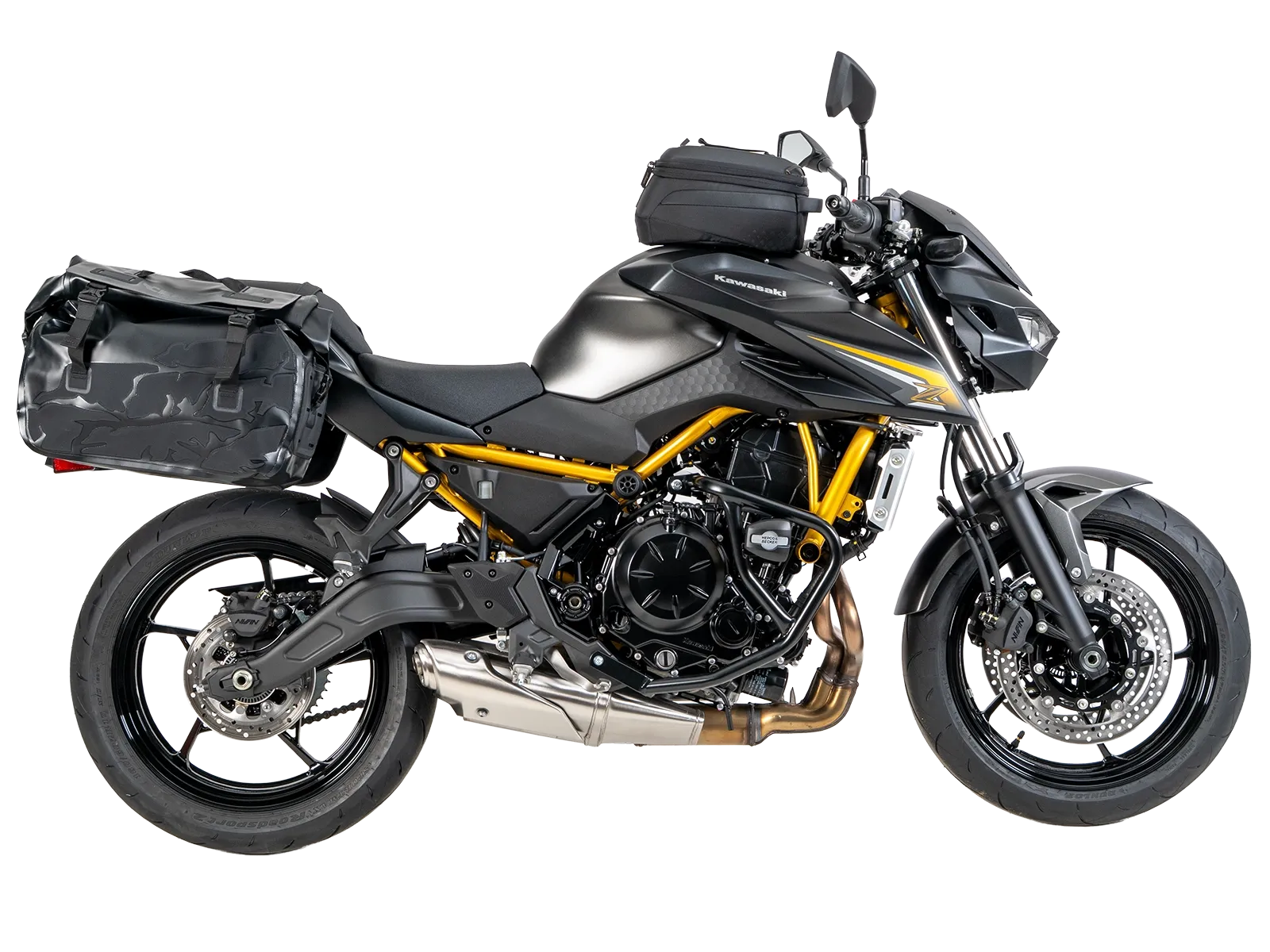 C-Bow side carrier black for Kawasaki Z 650 S (2026-)