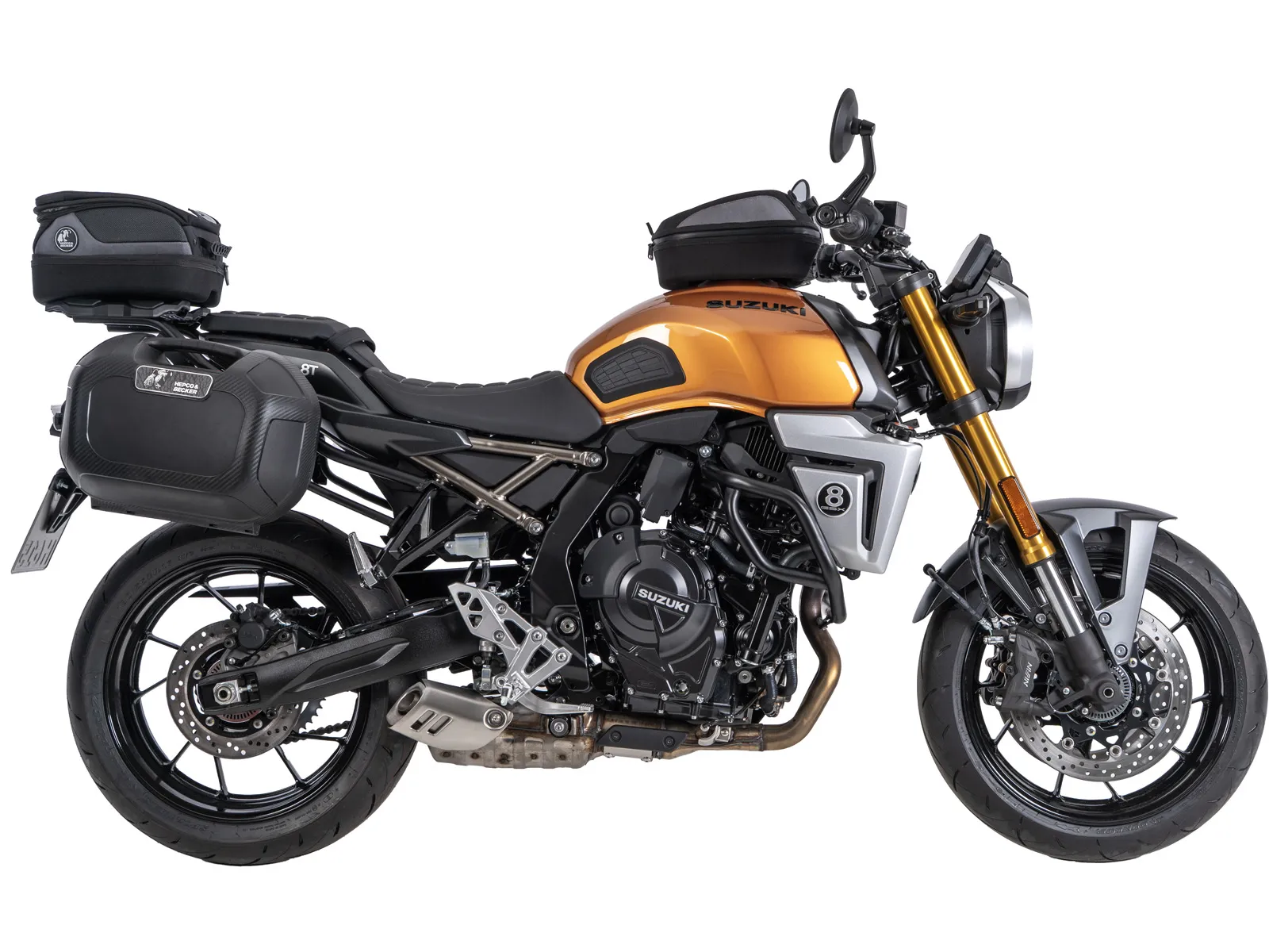 C-Bow side carrier black for Suzuki GSX-8T (2025-)