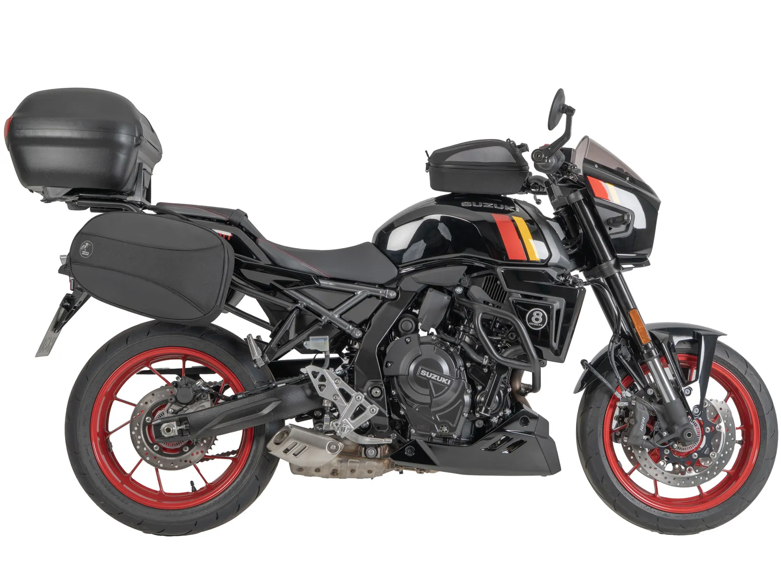 C-Bow side carrier black for Suzuki GSX-8TT (2025-)