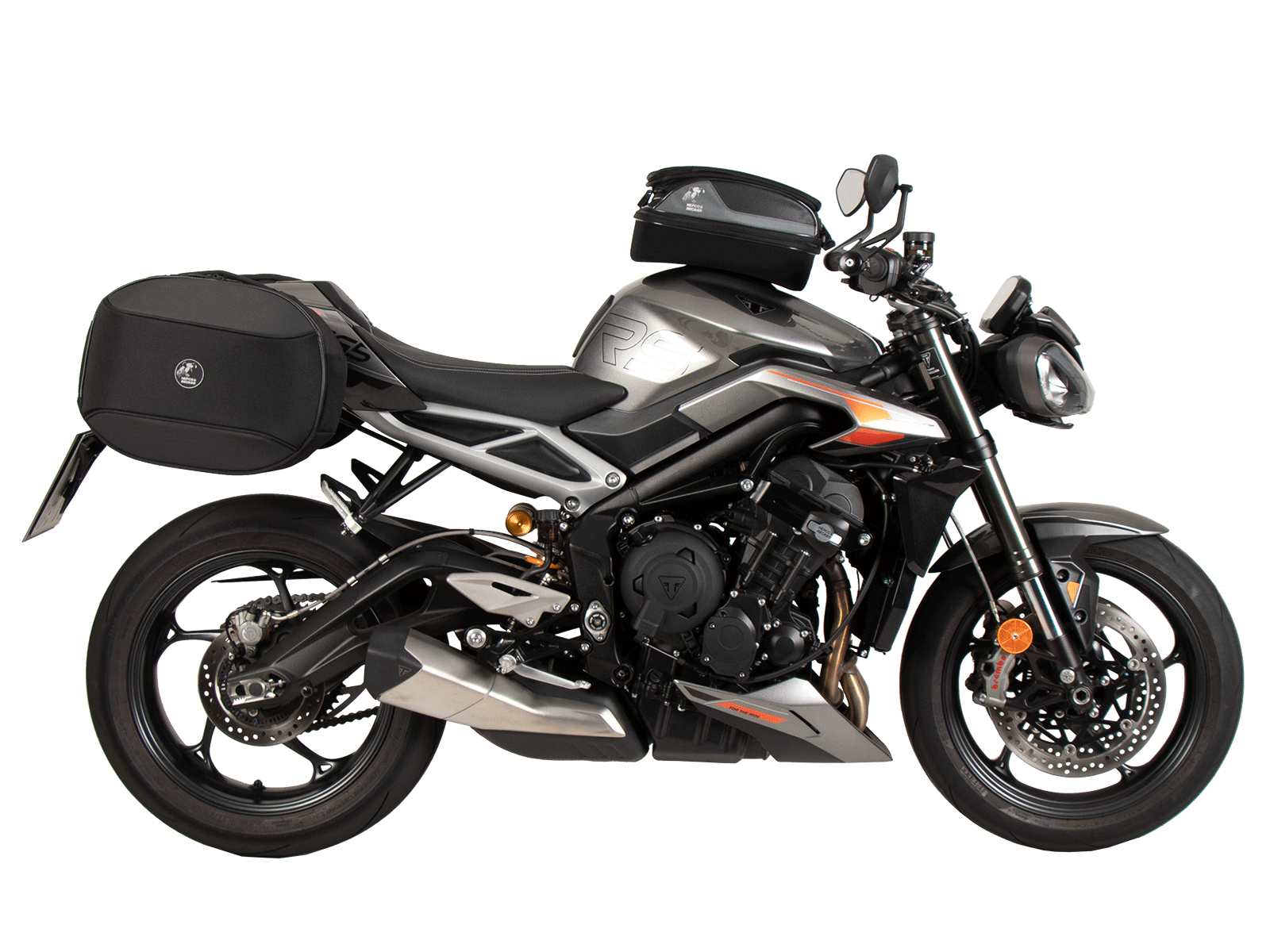 C-Bow side carrier black for Triumph Street Triple 765 S/R/RS/R Low/Moto2 (2017-)