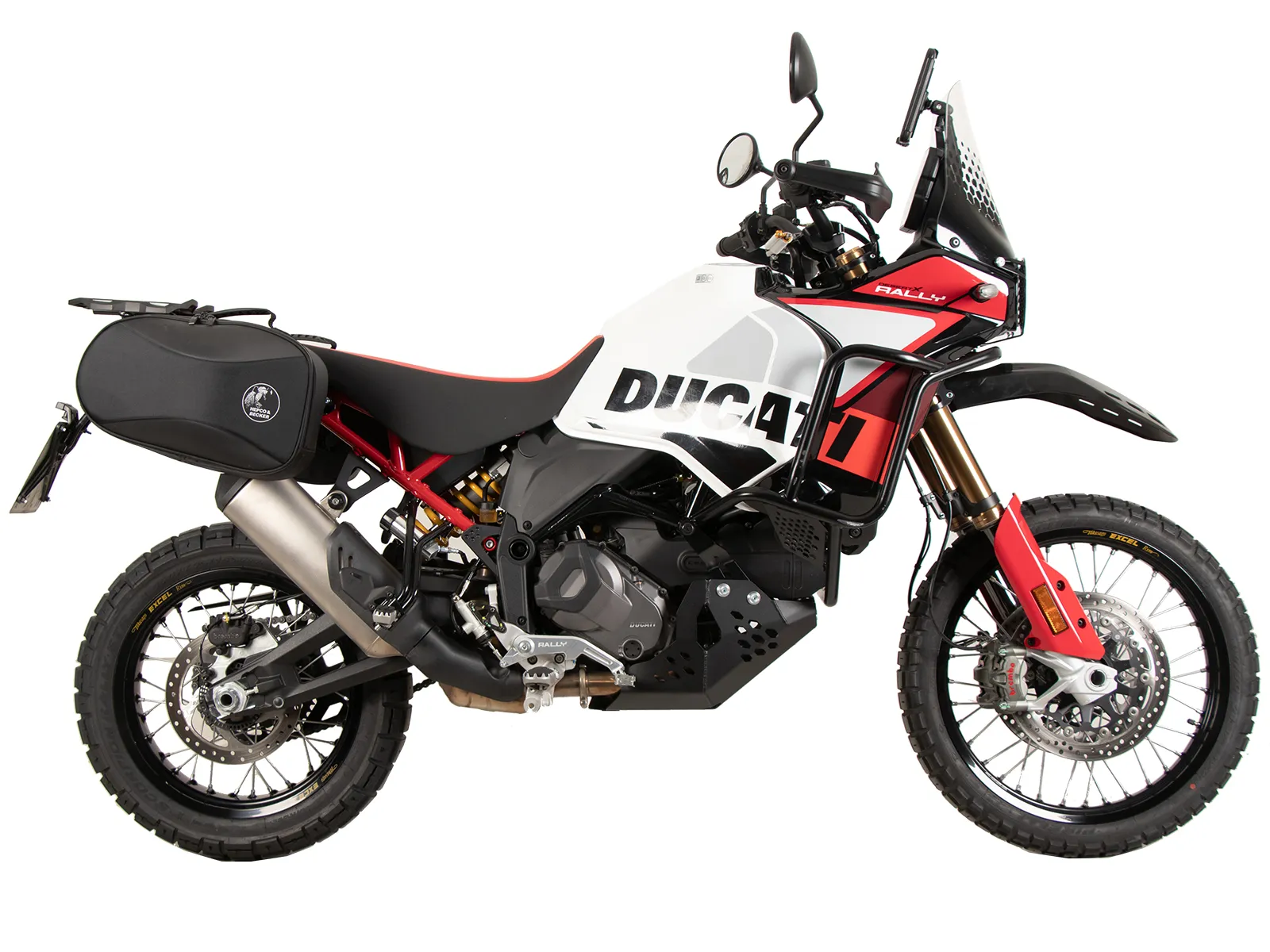 C-Bow side carrier black for Ducati DesertX Rally (2024-)