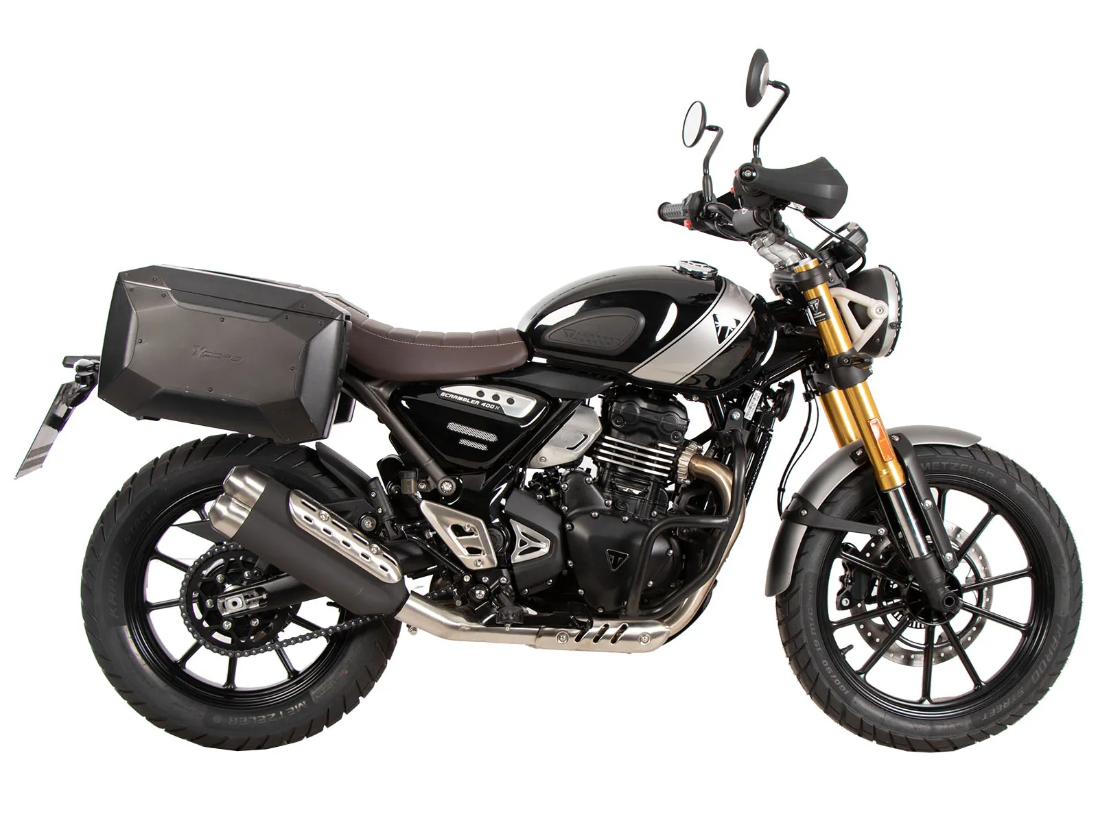 C-Bow side carrier black for Triumph Scrambler 400 X (2024-)