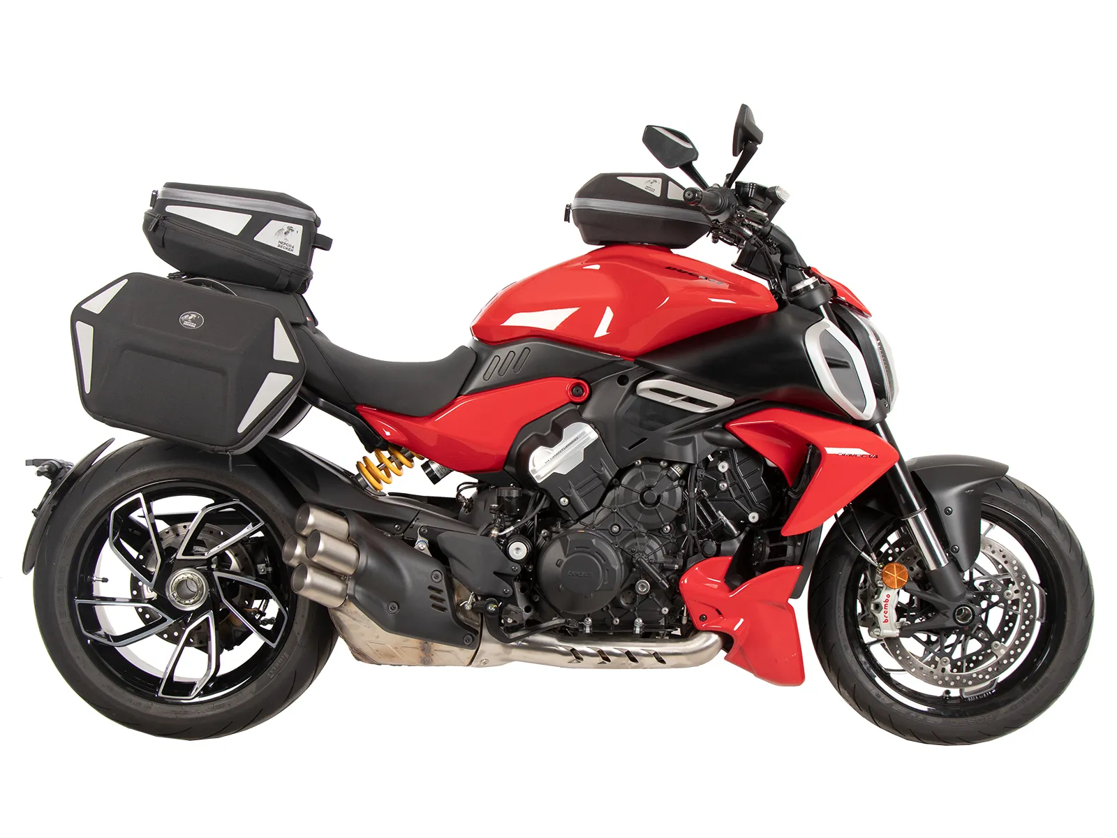 C-Bow side carrier black for Ducati Diavel V4 (2023-)