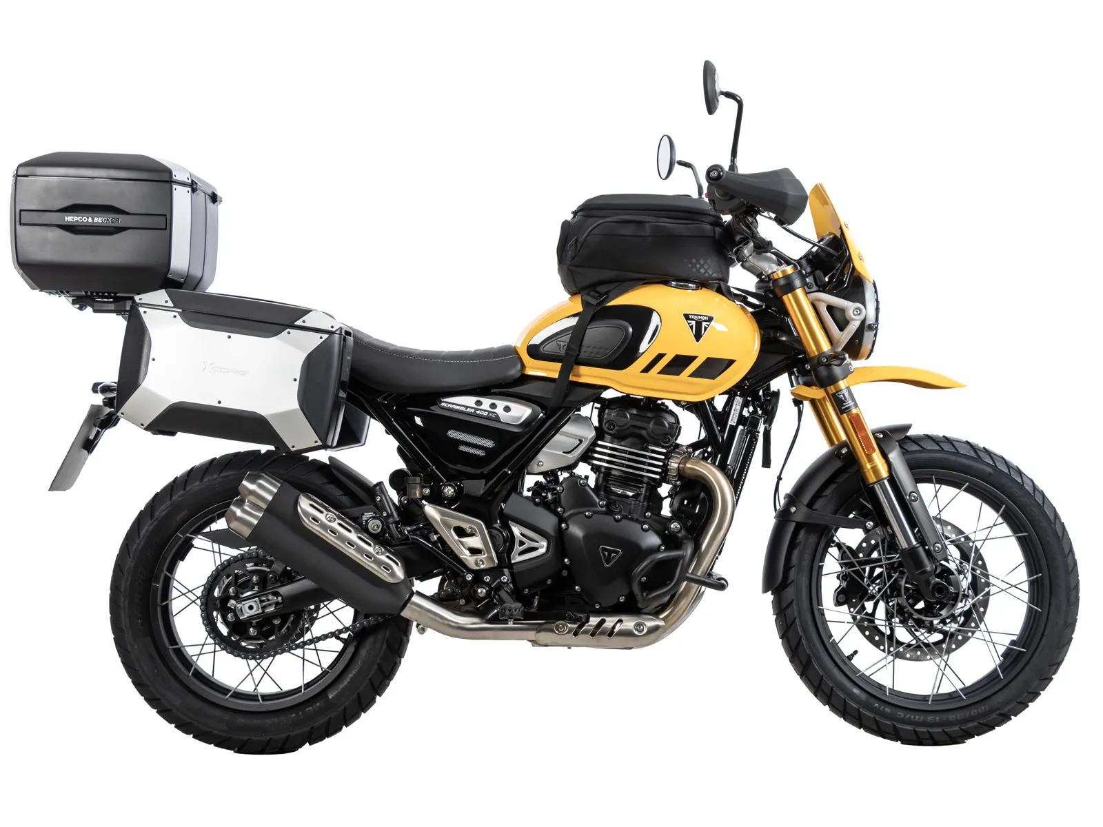 C-Bow side carrier black for Triumph Scrambler 400 XC (2025-)