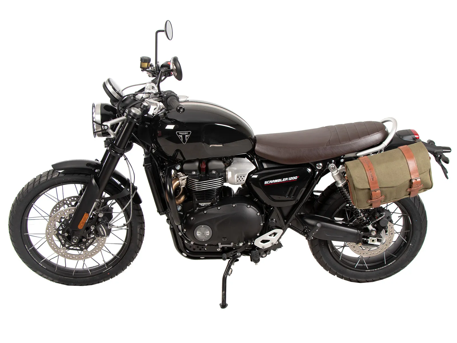 C-Bow side carrier one-sided left black for Triumph Scrambler 1200 X (2024-)