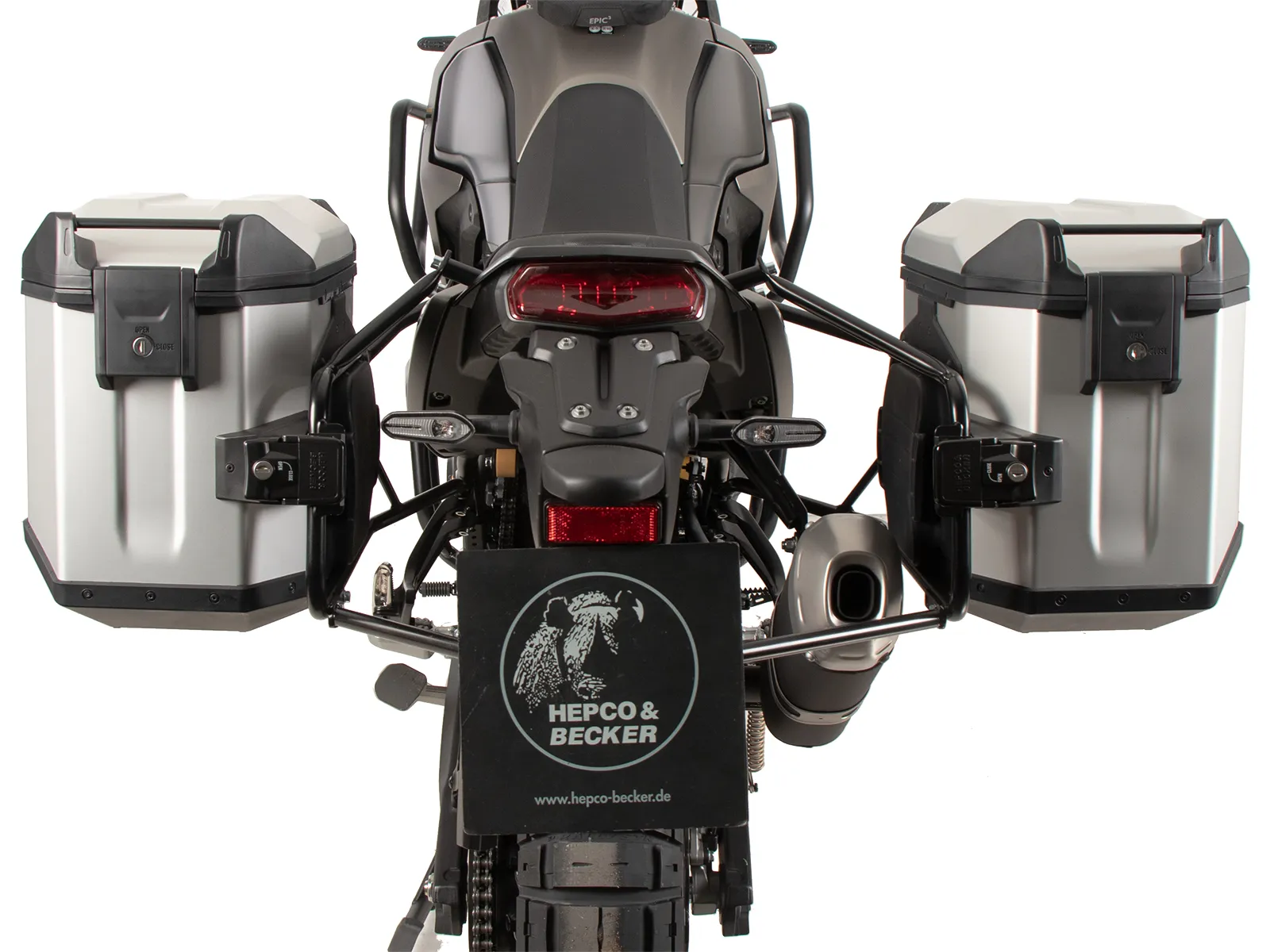 Side case carrier fixed black for Yamaha T√©n√©r√© 700 (2025-)