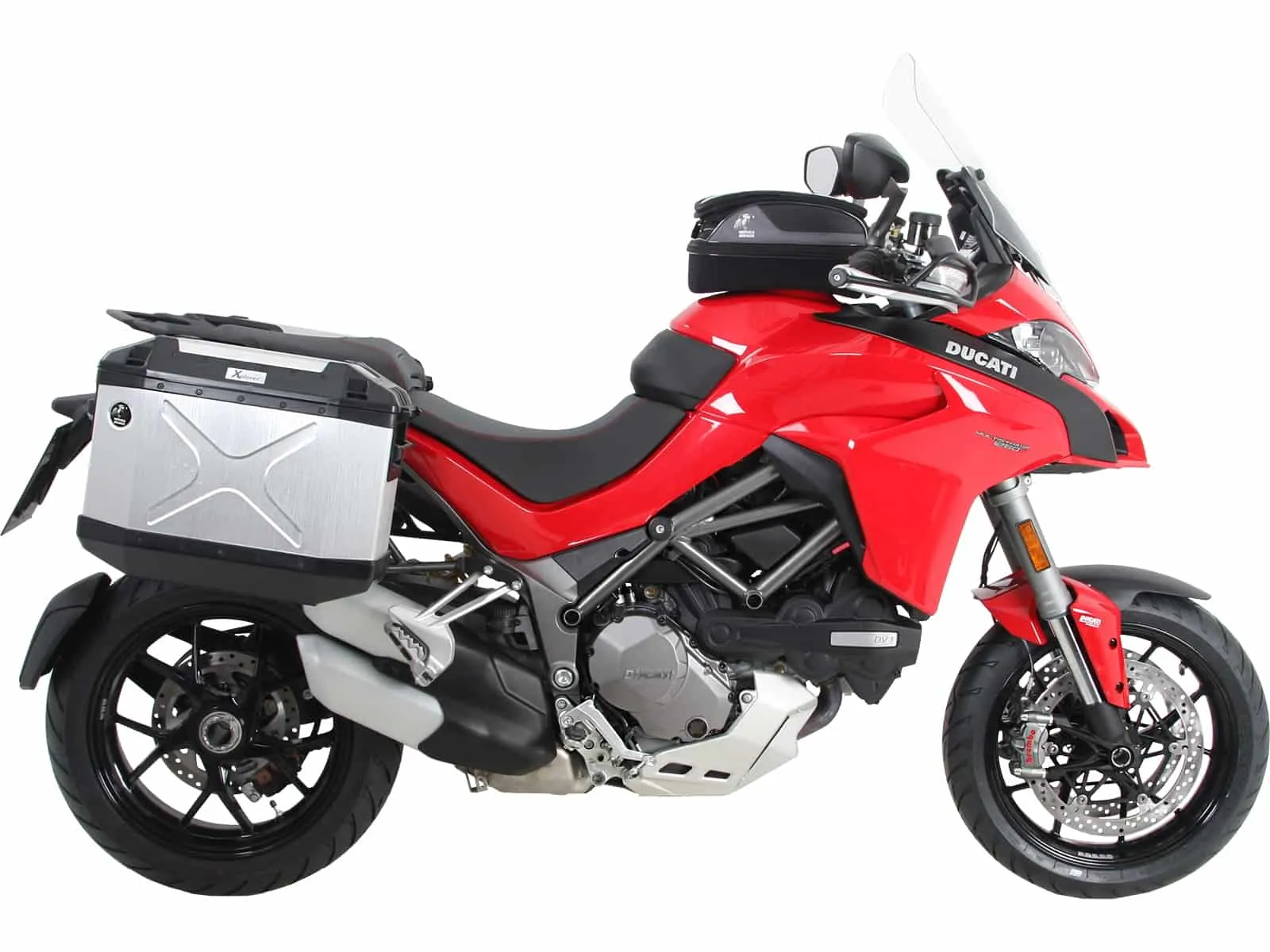 Side case carrier fixed black for Ducati Multistrada 1260/S (2018-2020)