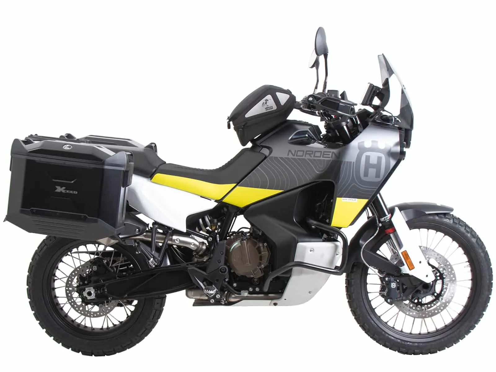 Side case carrier fixed black for Husqvarna Norden 901 / Expedition (2022-)