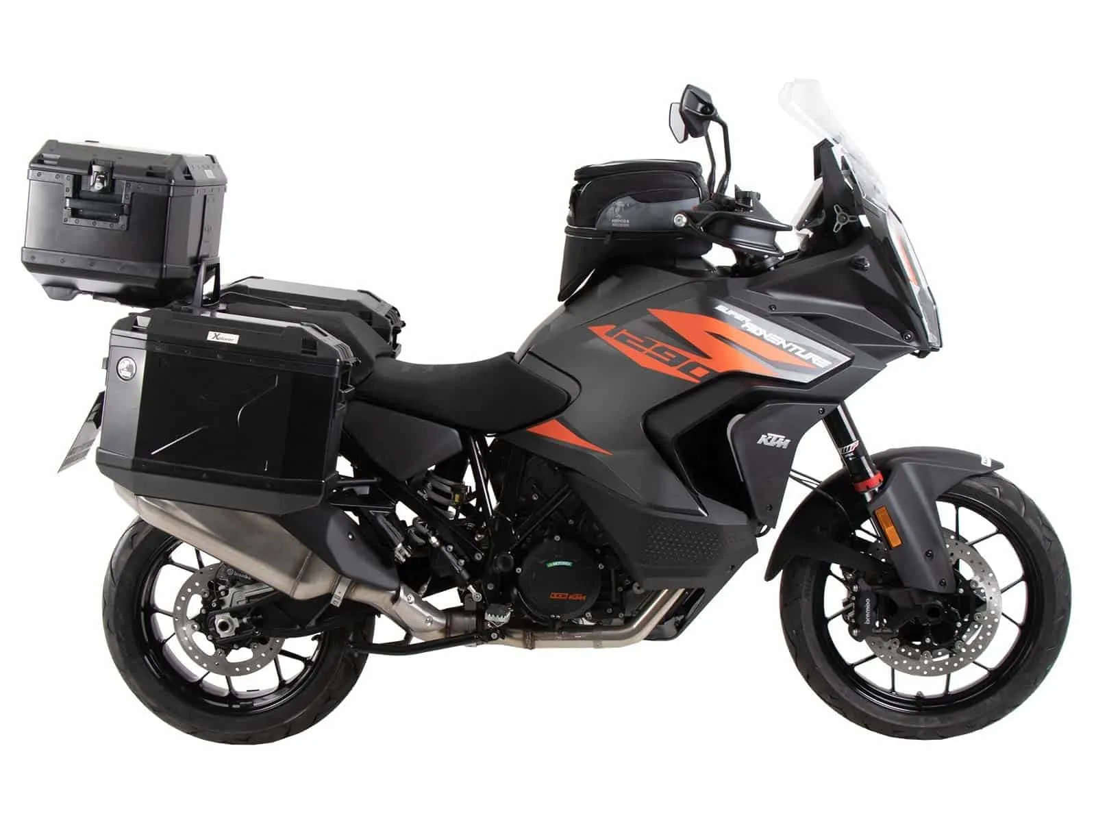 Easyrack top case carrier for combination with original bridge black for KTM 1290 Super Adventure S/R (2021-2024)