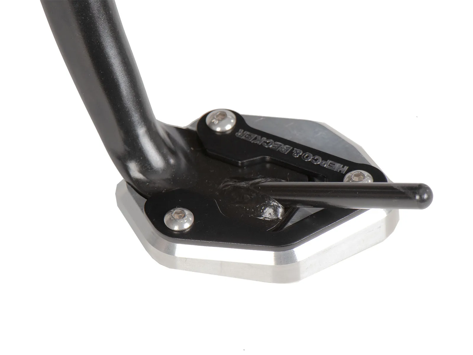 Side stand plate silver/black for Yamaha XSR 900 (2022-)