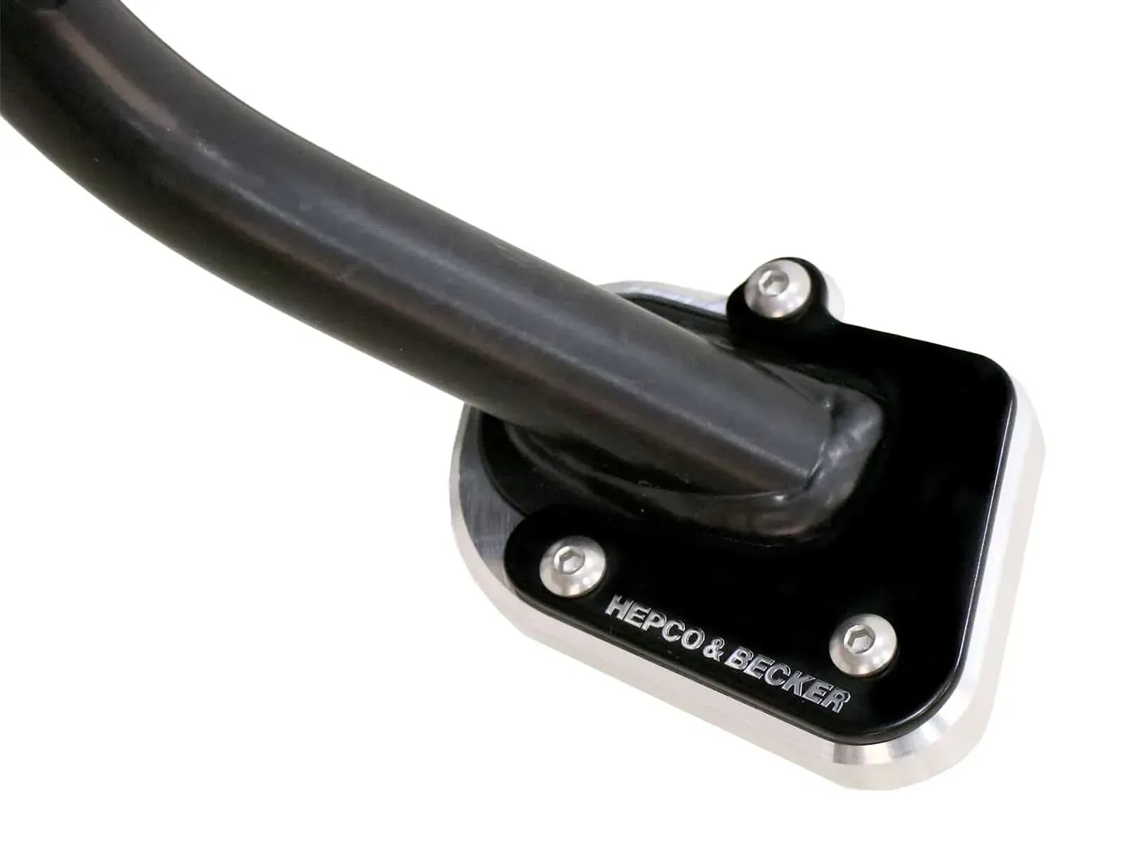 Side stand plate silver/black for BMW F 850 GS Adventure (2019-2023)