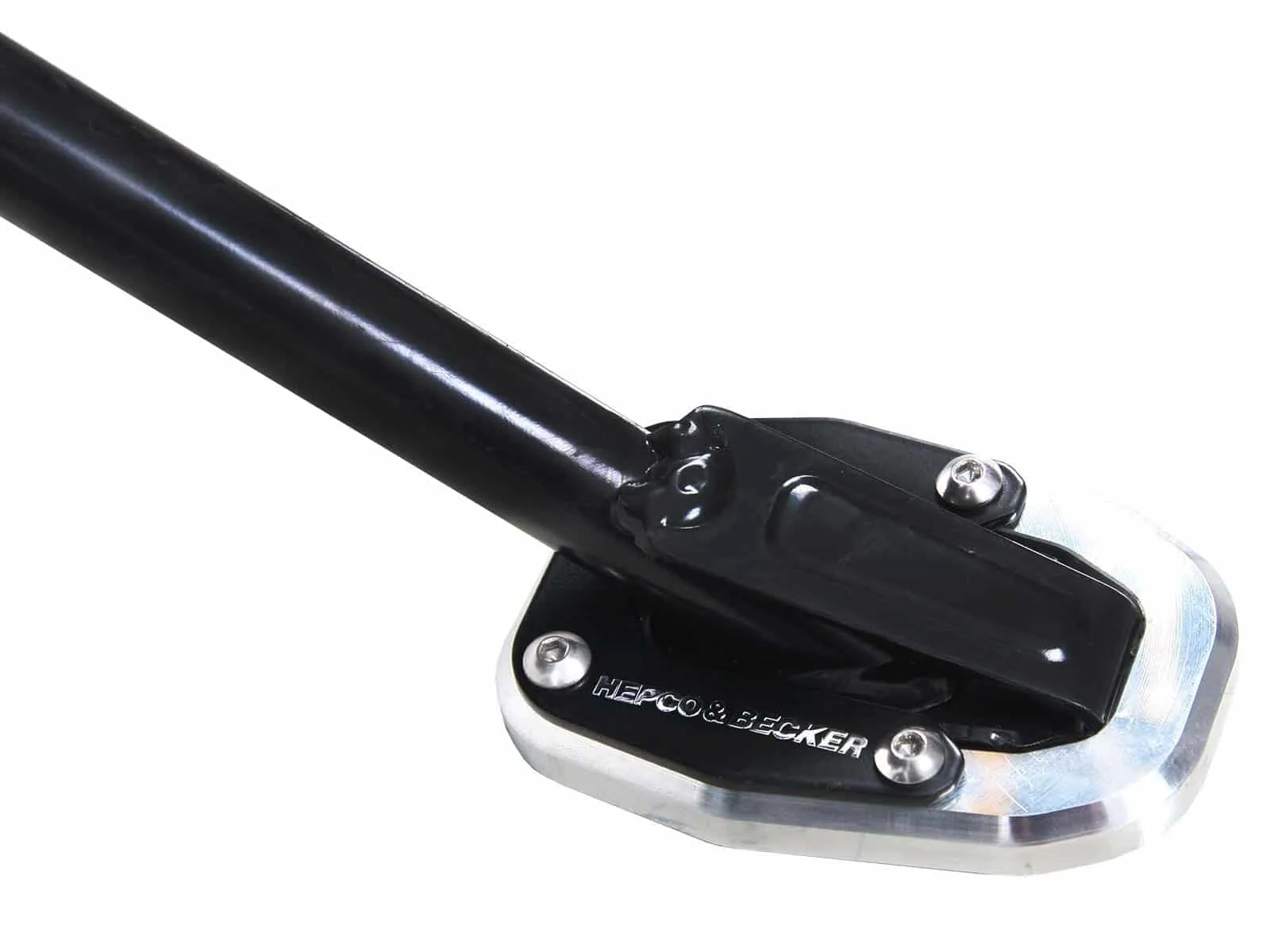 Side stand plate silver/black for Ducati Scrambler 400 Sixty2 (2016-2020)