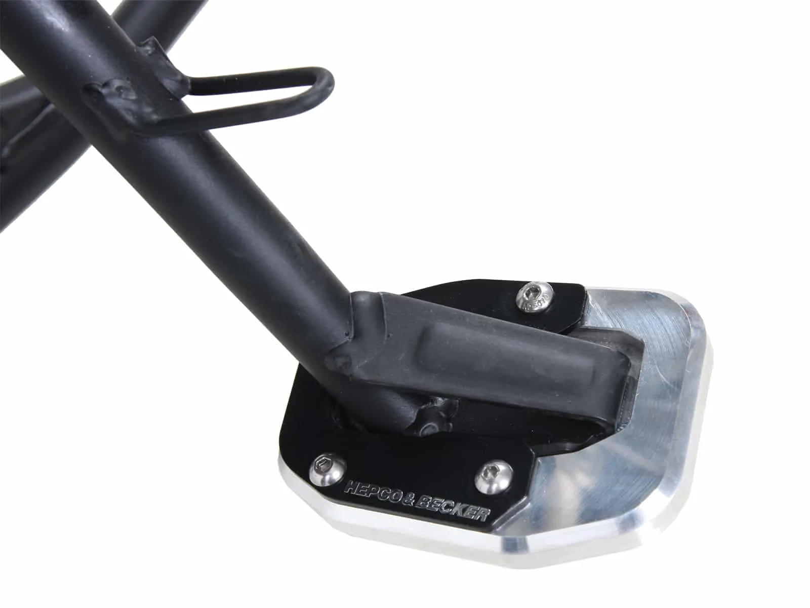 Side stand plate silver/black for Ducati Multistrada 1260 Enduro (2019-2021)