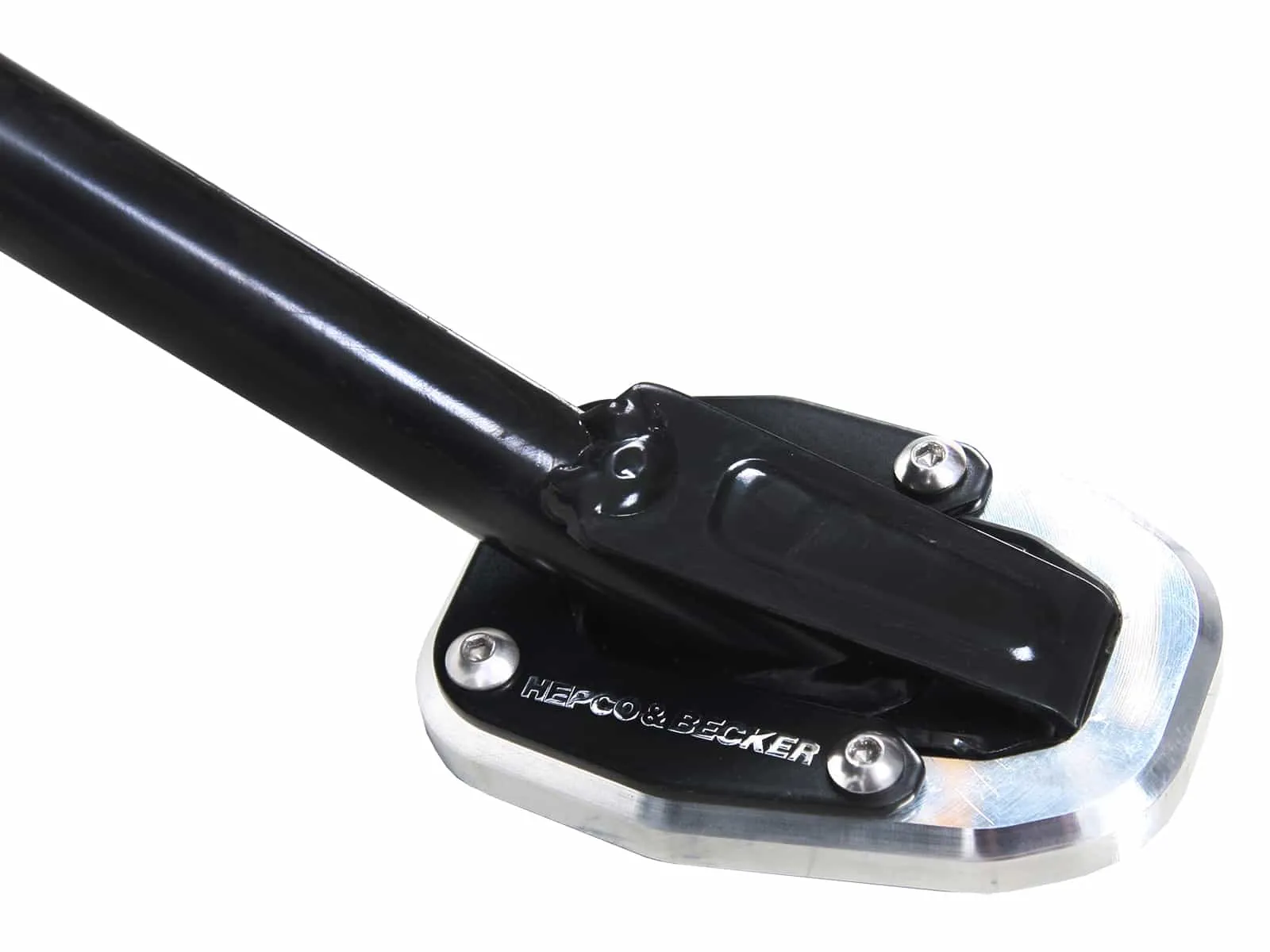 Side stand plate silver/black for Ducati Scrambler 800 (2019-2022)