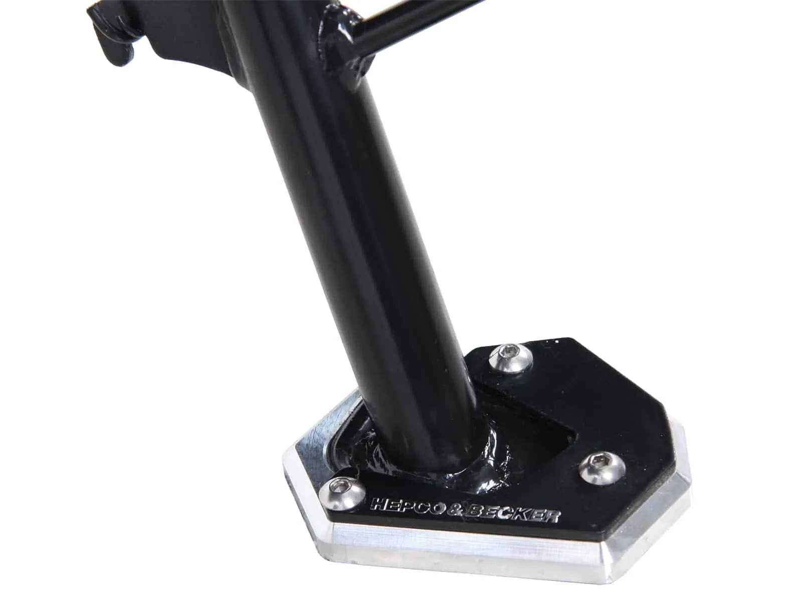 Side stand plate silver/black for Honda CB 650 R (2019-2020)