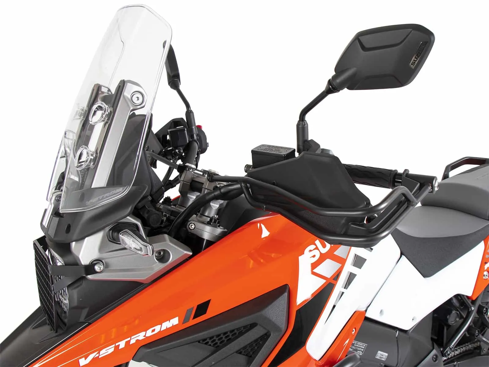Grip guard for Suzuki V- Strom 1050 (2023-) set, black (left + right)