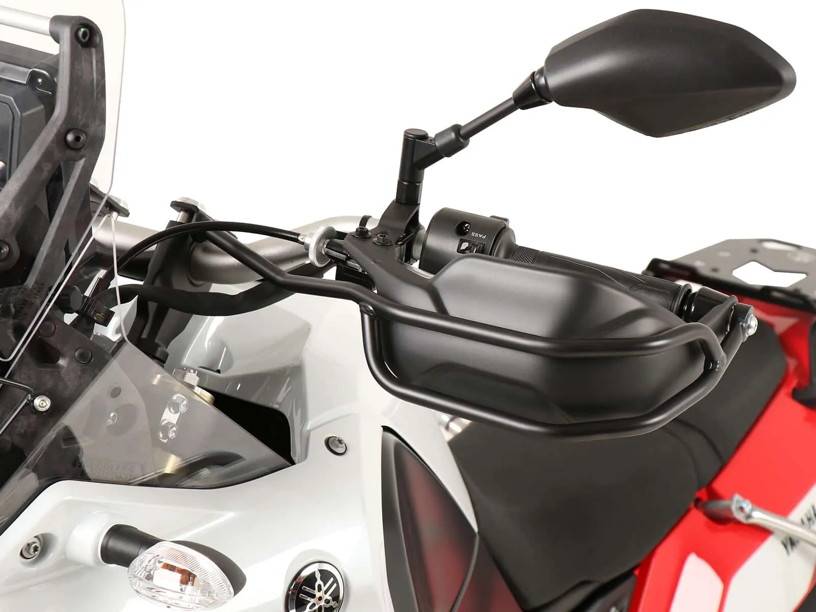 Grip guard for Yamaha T√©n√©r√© 700 World Raid (2022-2024) / World Rally (2023-2024) set, black (left + right)