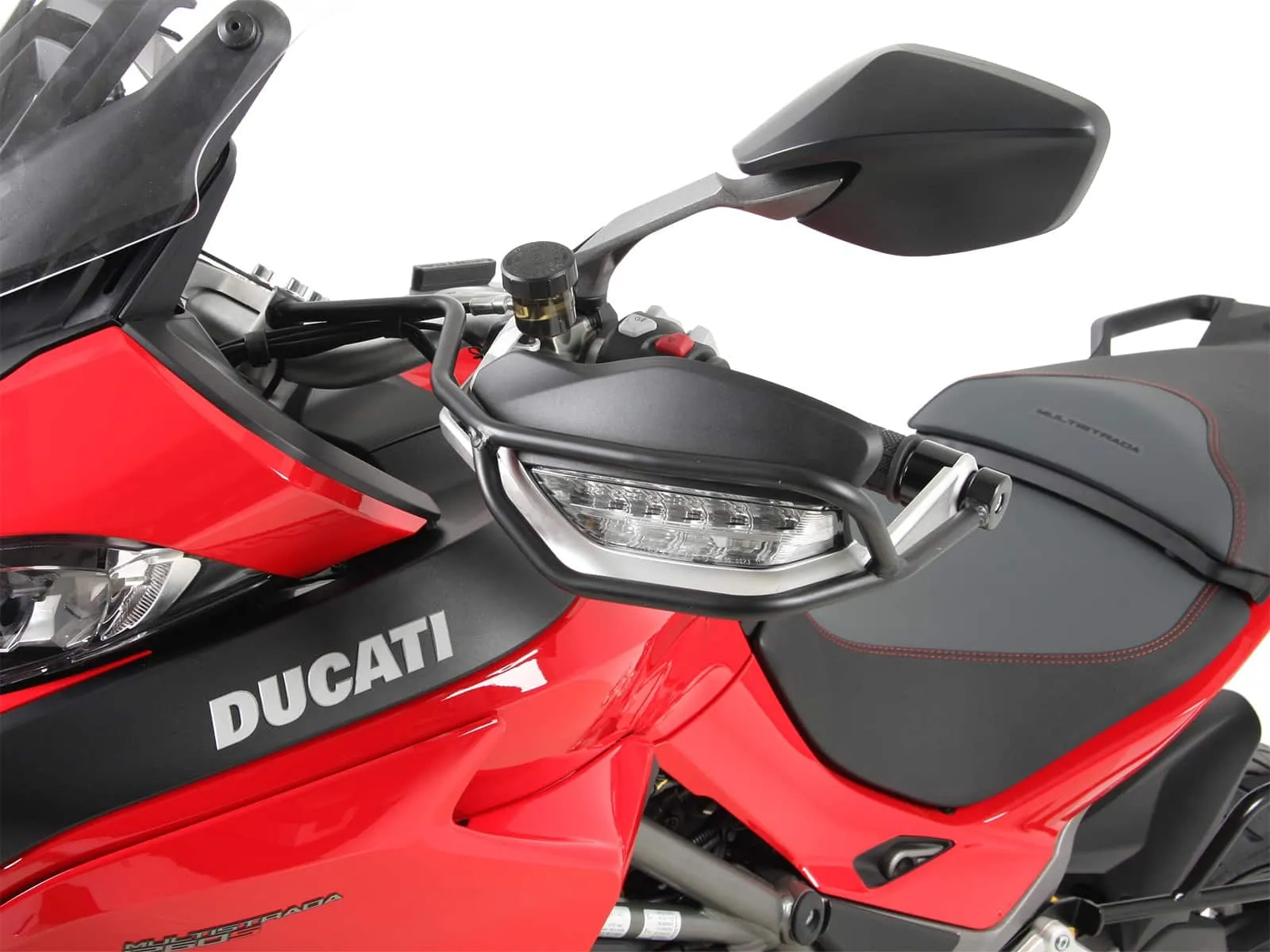 Grip guard for Ducati Multistrada 1260/S (2018-2020) set, black (left + right)