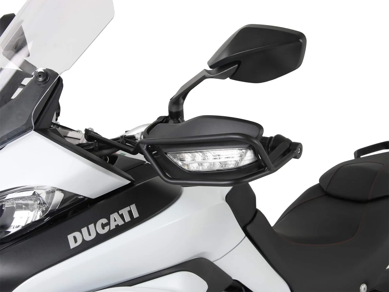 Grip guard for Ducati Multistrada 1260 Enduro (2019-2021) set, black (left + right)