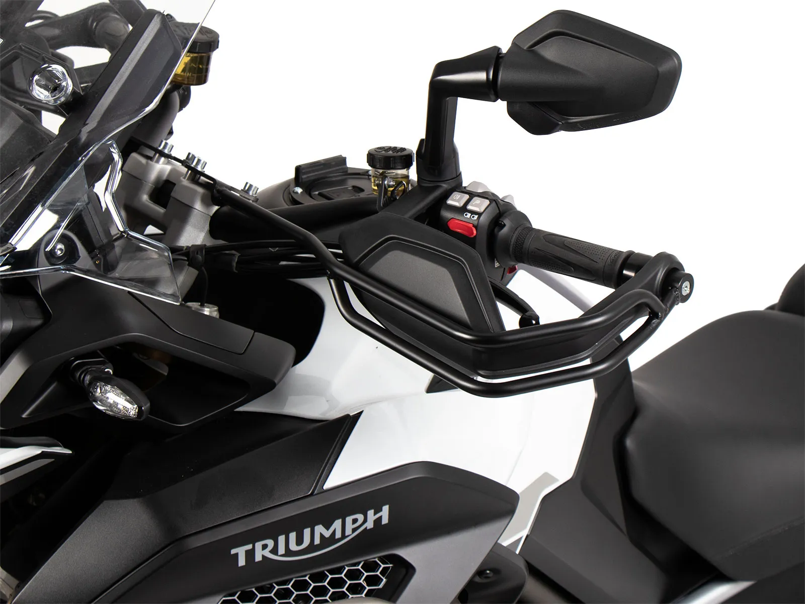 Grip guard for Triumph Tiger 1200 Rally Pro / GT / Rally Explorer / GT Explorer / GT Pro (2022-) Set, black (left + right)