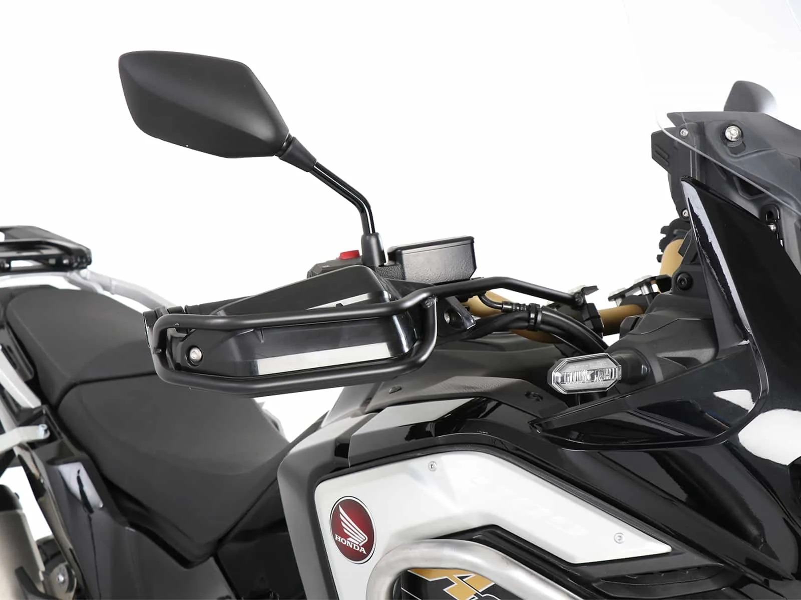 Grip guard for Honda CRF 1100 L Africa Twin Adventure Sports (2020-2023) set, black (left + right)