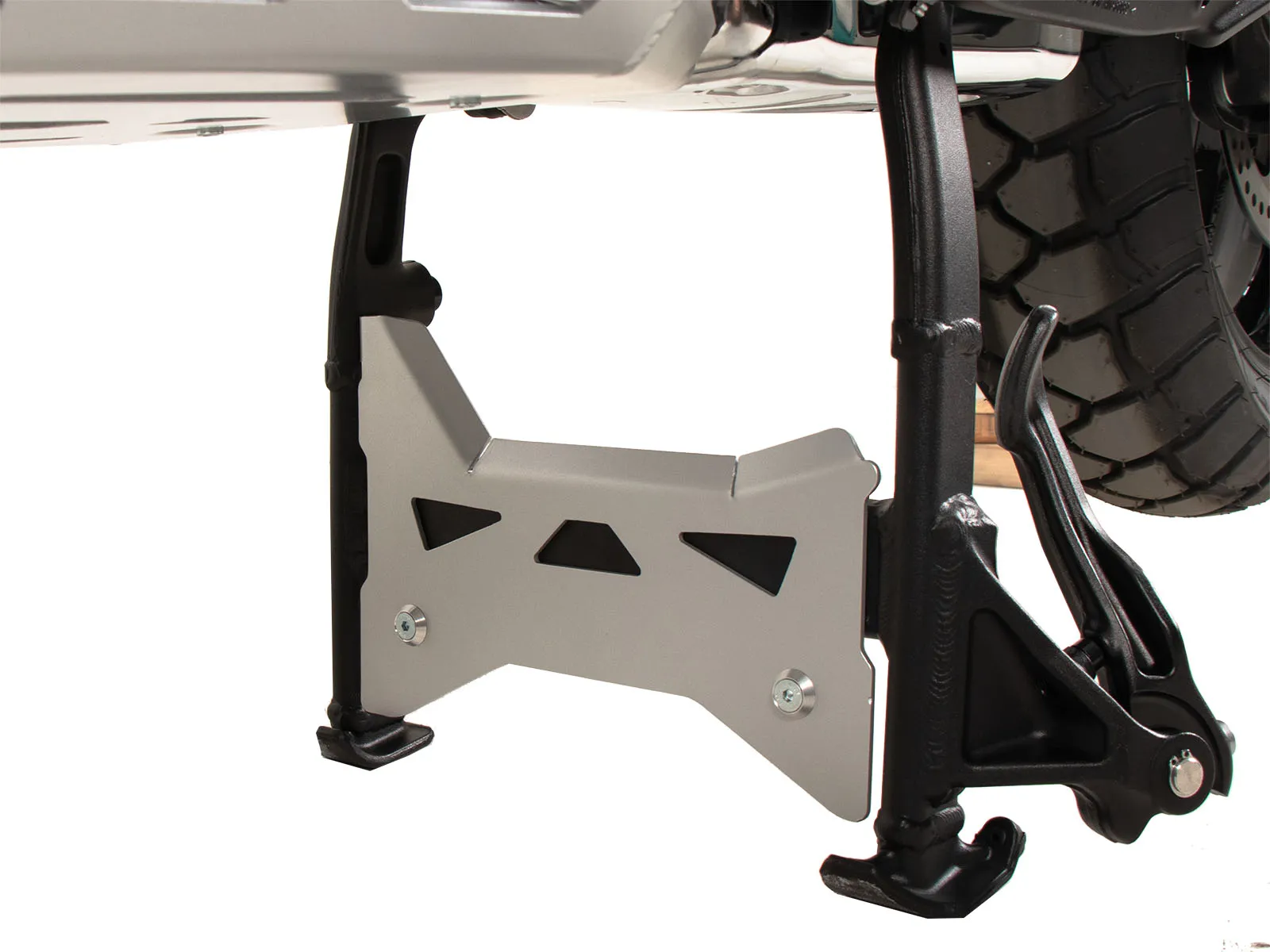 Aluminium protective plate for original main stand for BMW R 1300 GS Adventure (2024-)