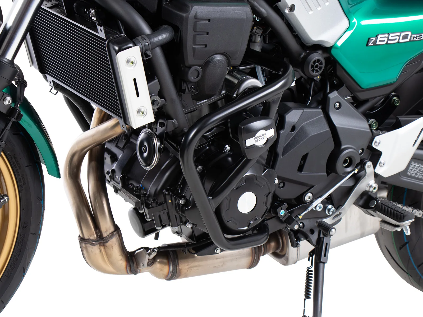 Engine guard incl. protection pad black for Kawasaki Z 650 RS (2022-)