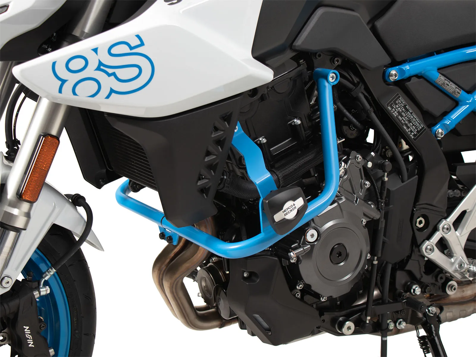 Engine guard incl. ProtectionPad blue for Suzuki GSX-8S (2023-)