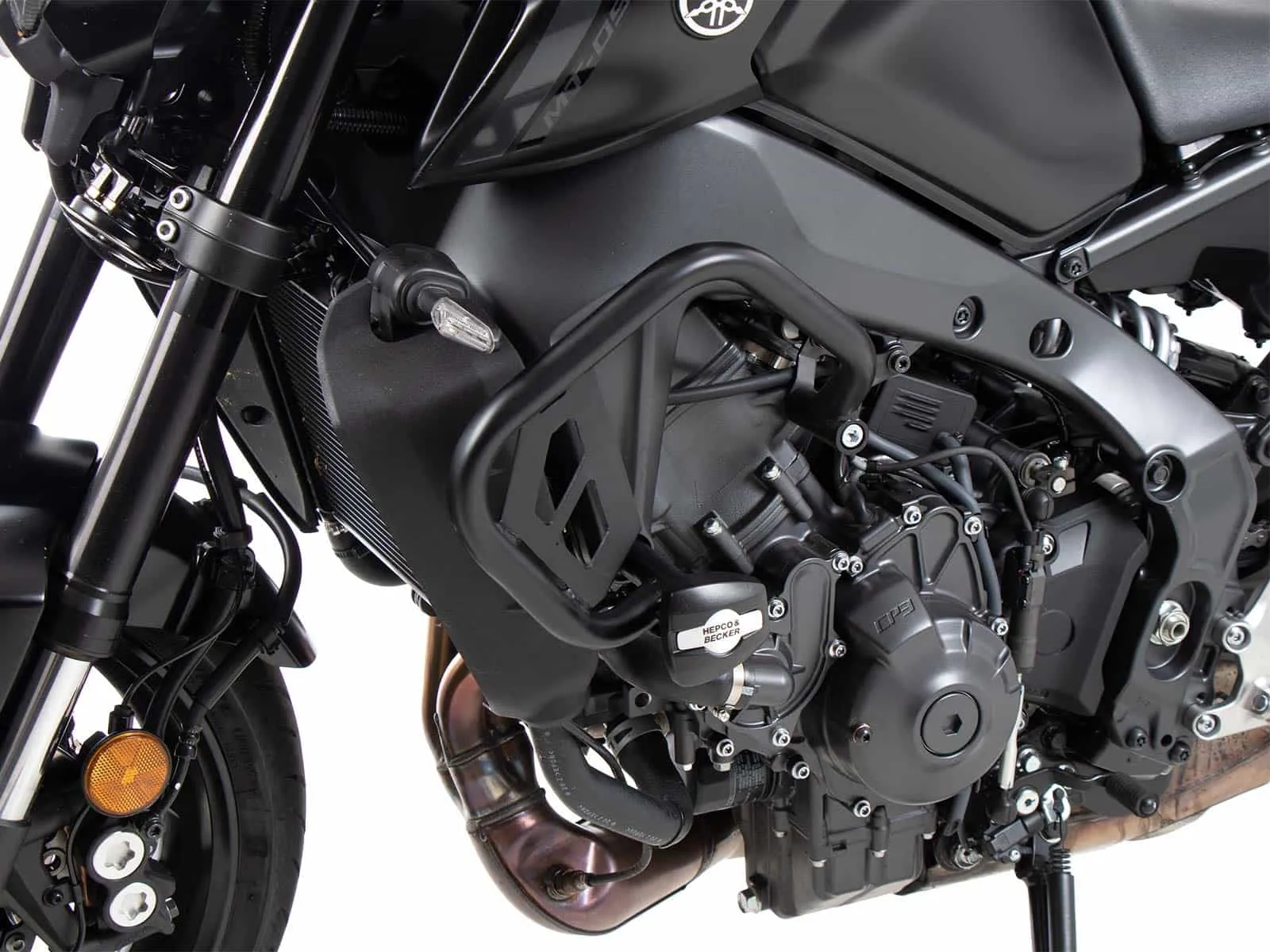 Engine guard incl. protection pads black for Yamaha MT-09/SP (2021-2023)