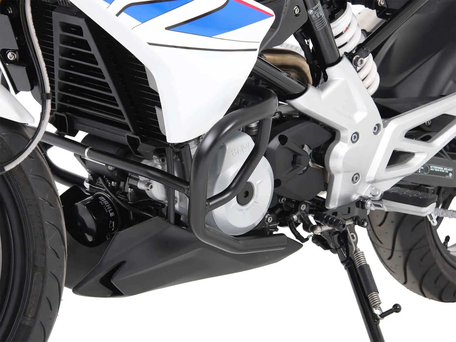 Black engine guard for BMW G 310 R (2016-2025)