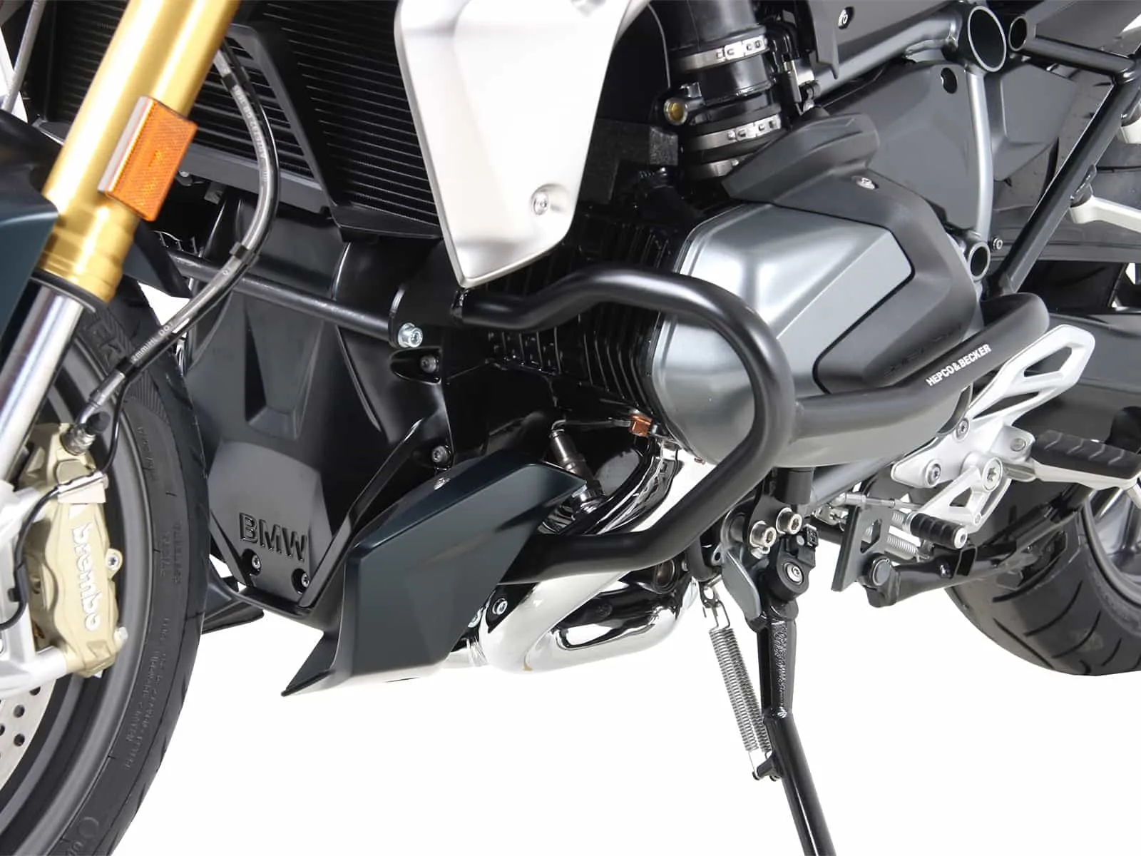 Black engine guard for BMW R 1250 R (2019-2025)