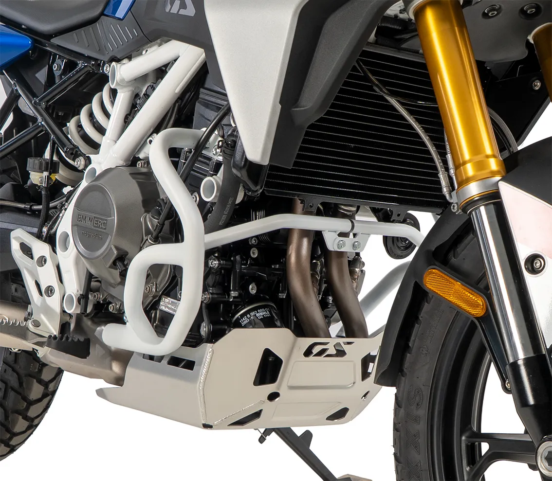 White engine guard for BMW F 450 GS (2026-)