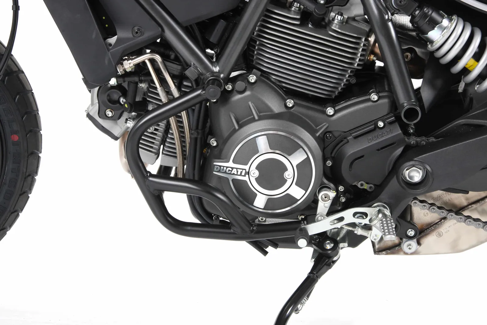 Engine guard black for Ducati Scrambler 400 Sixty2 (2016-2020)