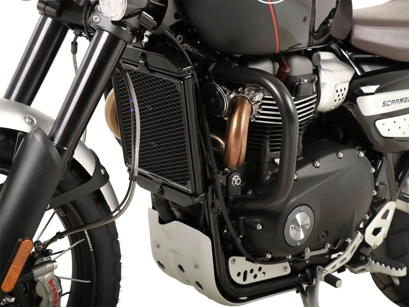Engine guard black for Triumph Scrambler 1200 XE (2019-2023)