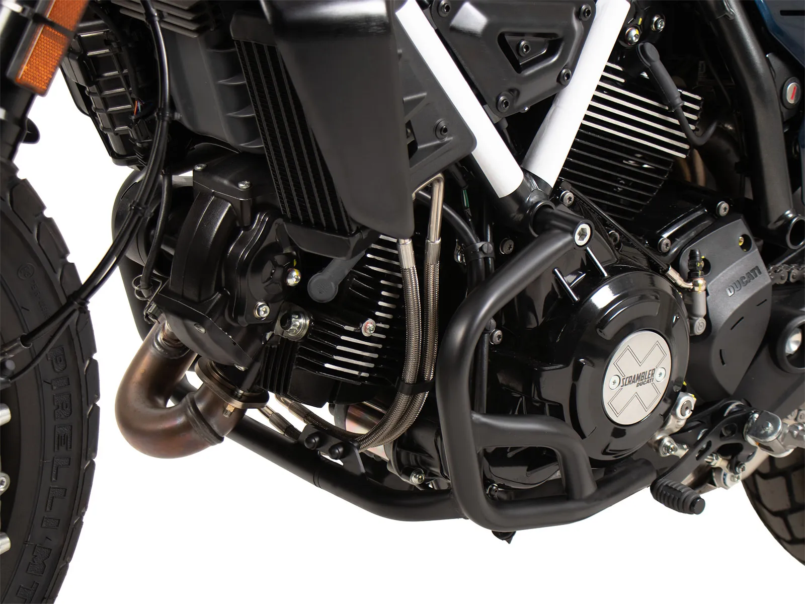 Engine guard black for Ducati Scrambler 800 Nightshift/Full Throttle (2023-)
