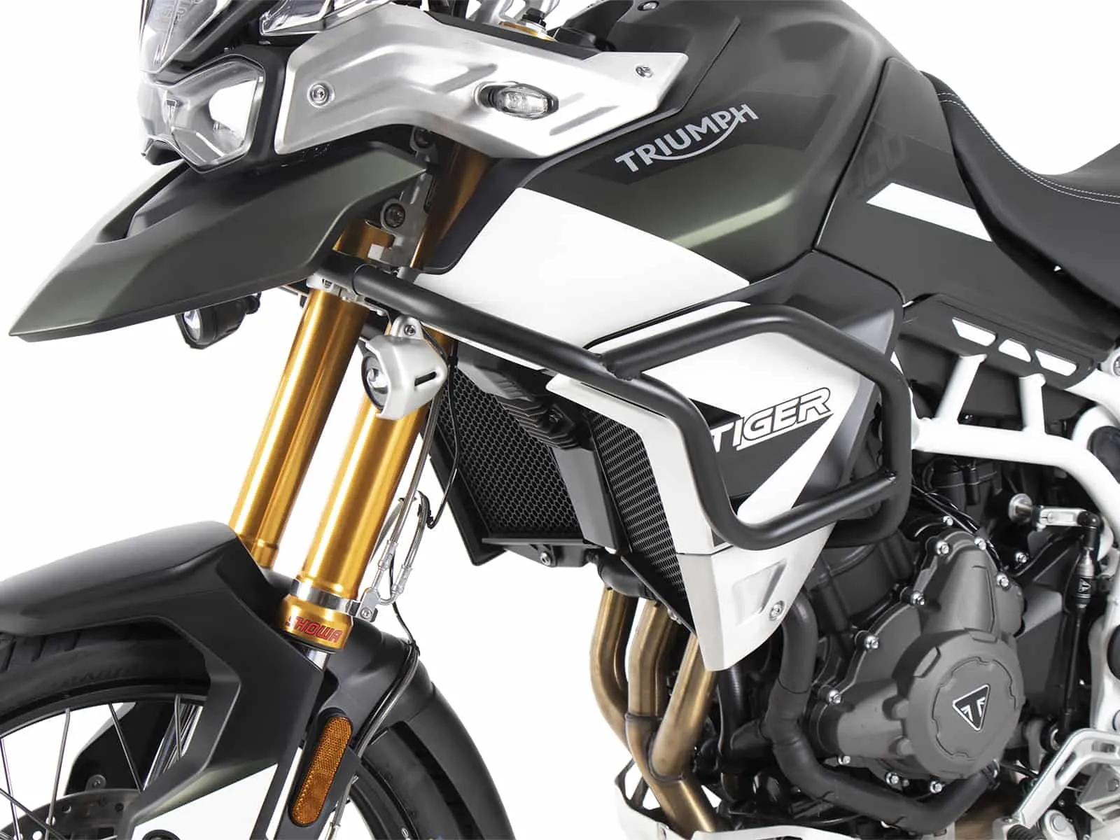 Black tank guard for Triumph Tiger 850 Sport (2021-2024)