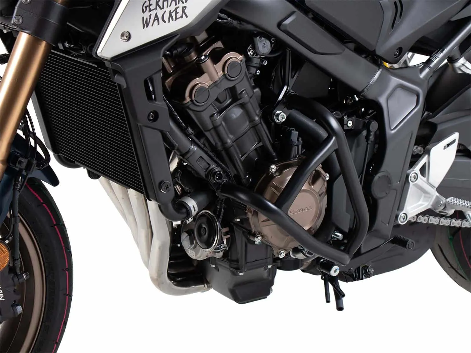 Engine guard "Solid" black for Honda CB 650 R (2019-2020)