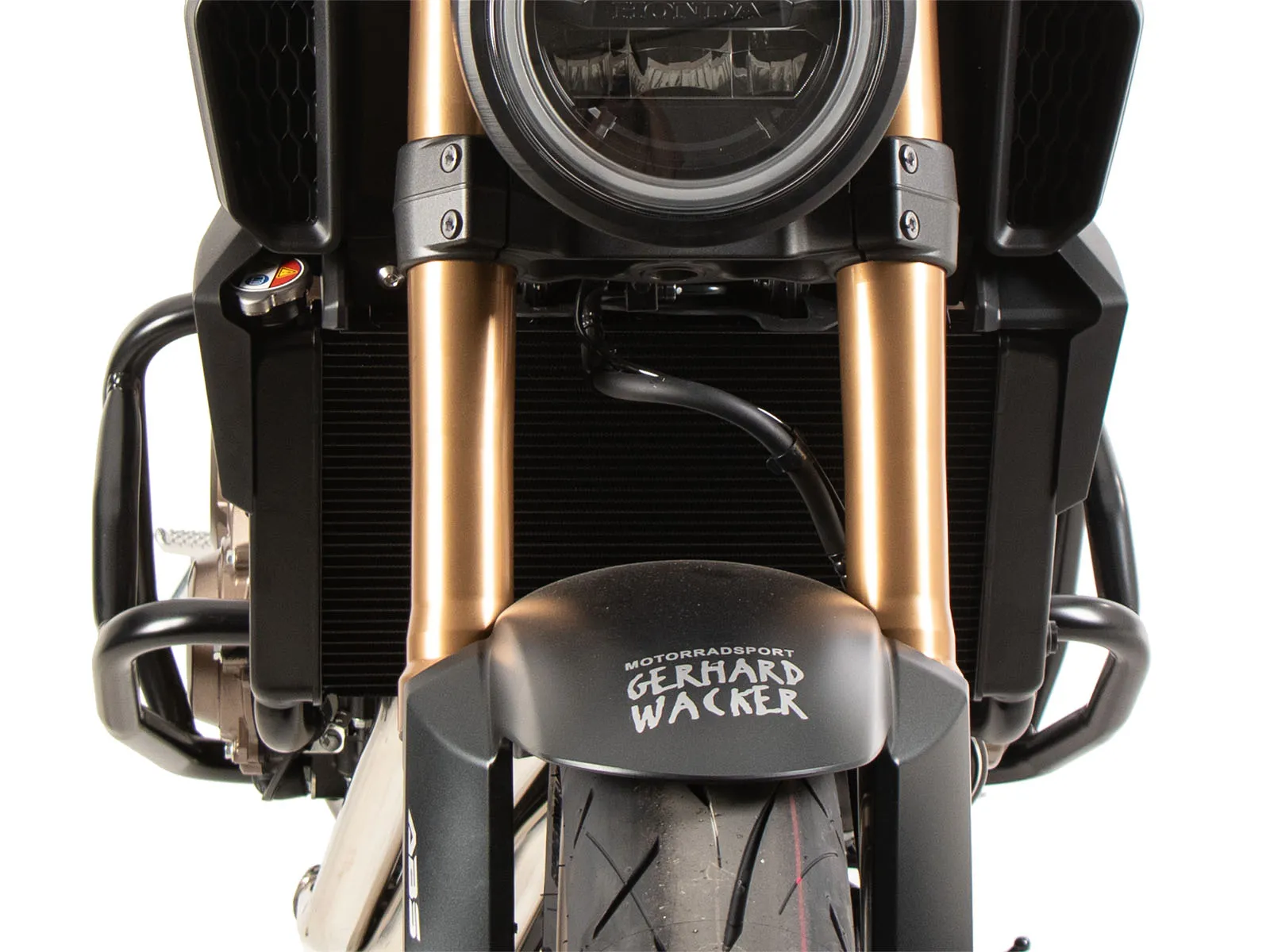 Engine guard "Solid" black for Honda CB 650 R (2024-)