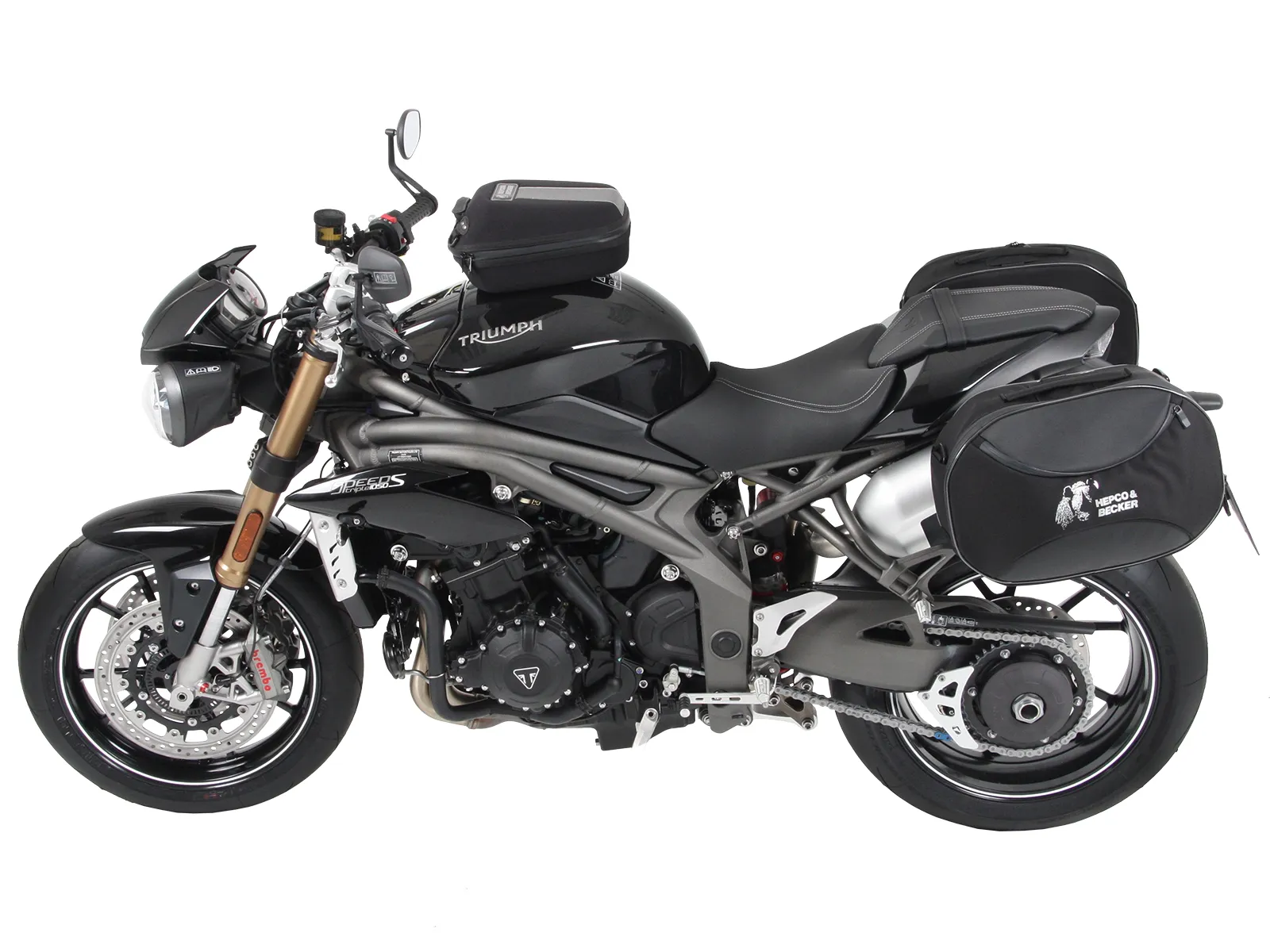 BASIC tank ring incl. tank bag lock unit for Triumph Speed Triple 1050 S/R (2016-2020)